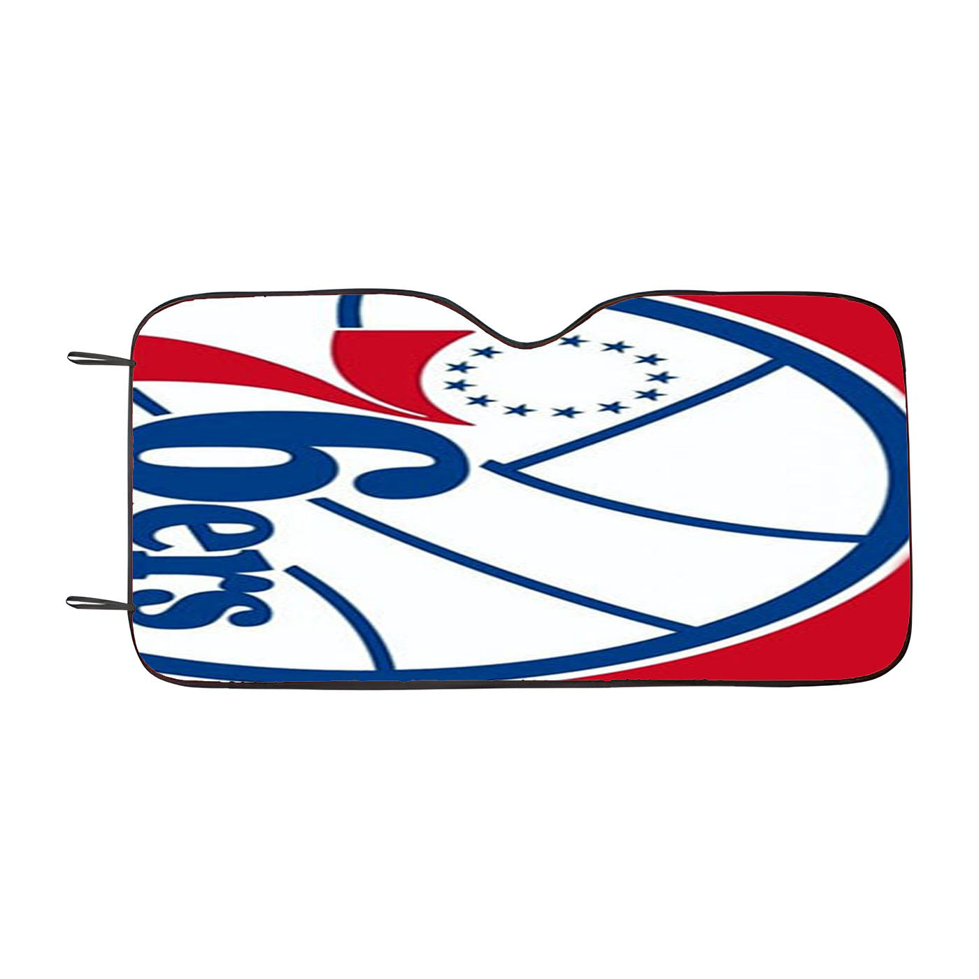 76Ers Blu White Red Car Auto Sun Shade Windshield Cover