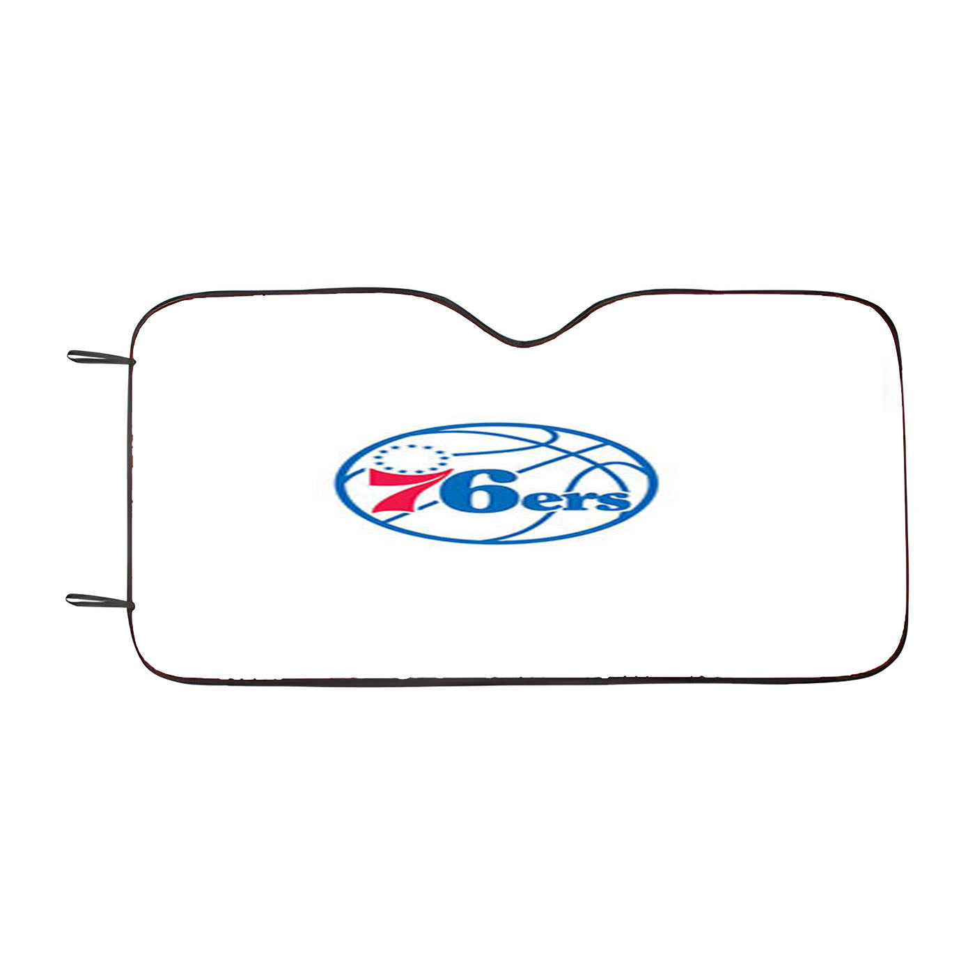 76Ers Partial Primary Car Auto Sun Shade Windshield Cover