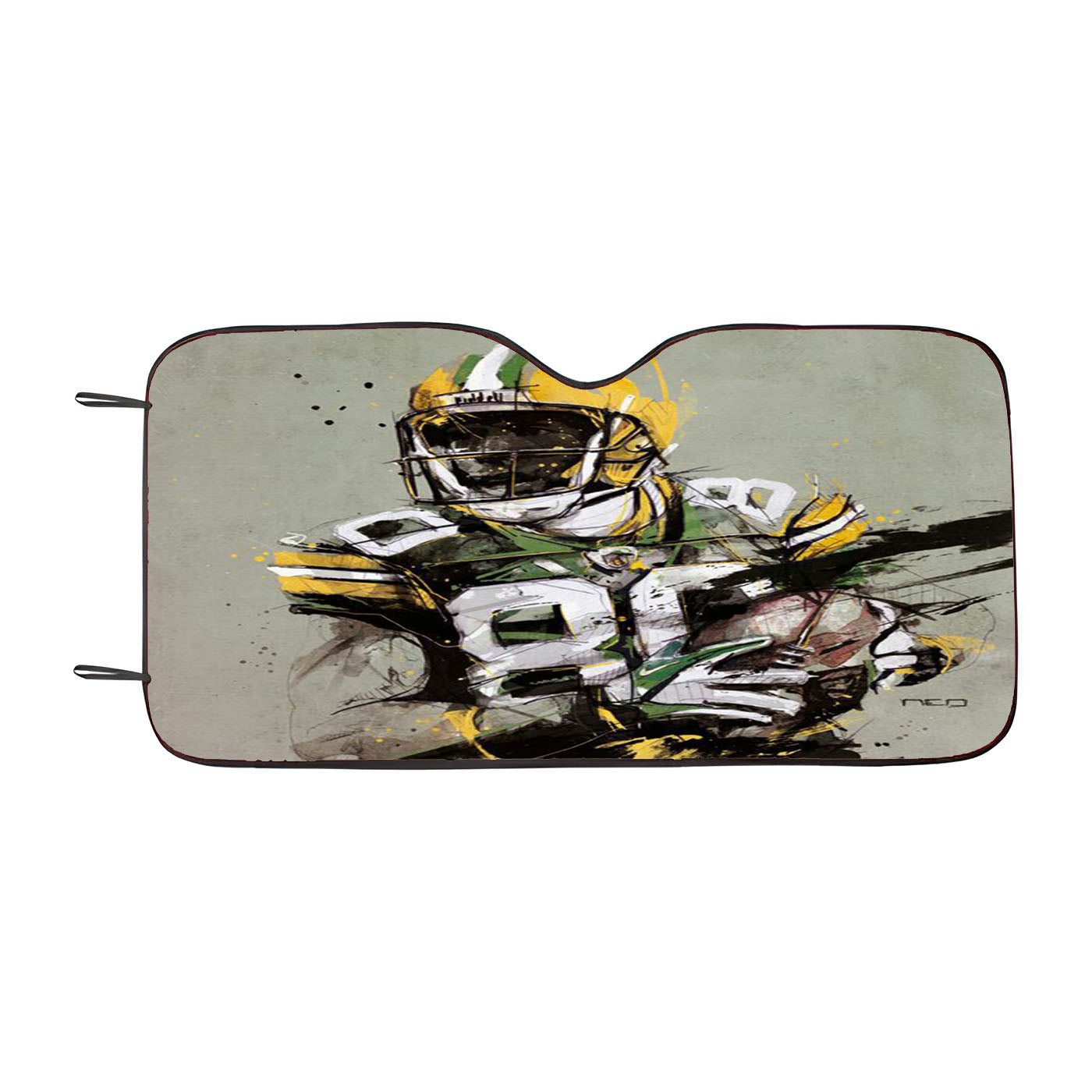 80 Nfl Football Car Auto Sun Shade Windshield Cover