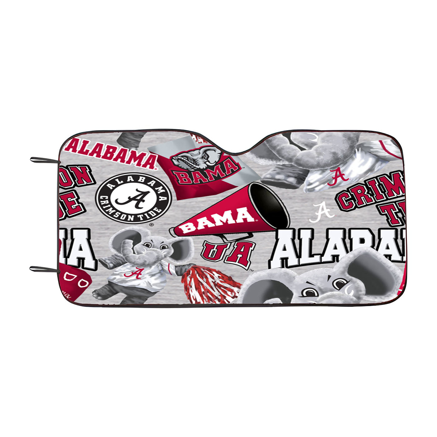 Alabama Crimson Tide Pattern Elephant Car Auto Sun Shade Windshield Cover
