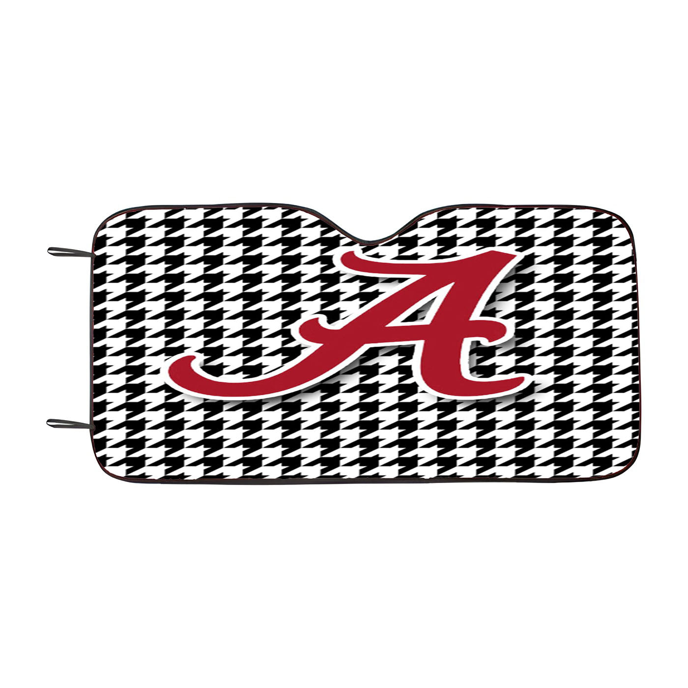 Alabama Houndstooth Crimson Tide Car Auto Sun Shade Windshield Cover