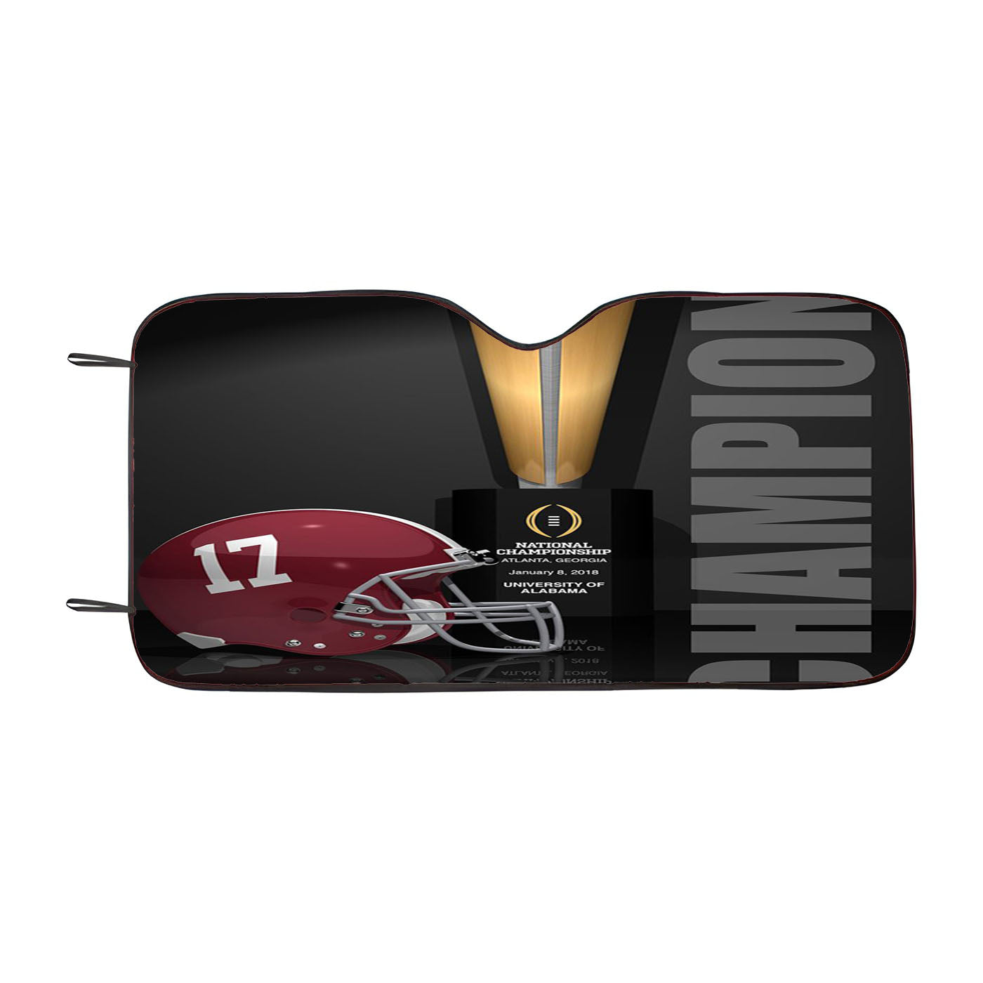 Alabama National Champions Wallpaper Car Auto Sun Shade Windshield Cover