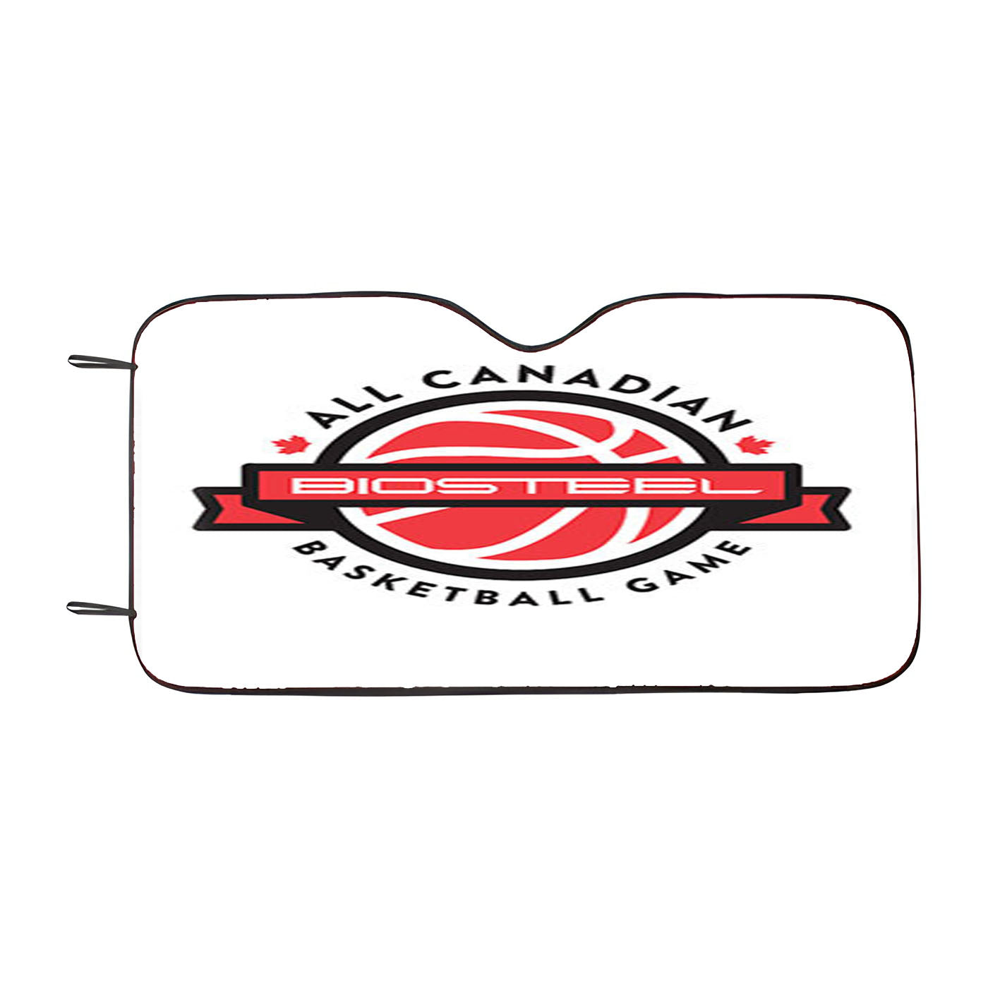 All Canadian Biosteel Basketball Game Car Auto Sun Shade Windshield Cover