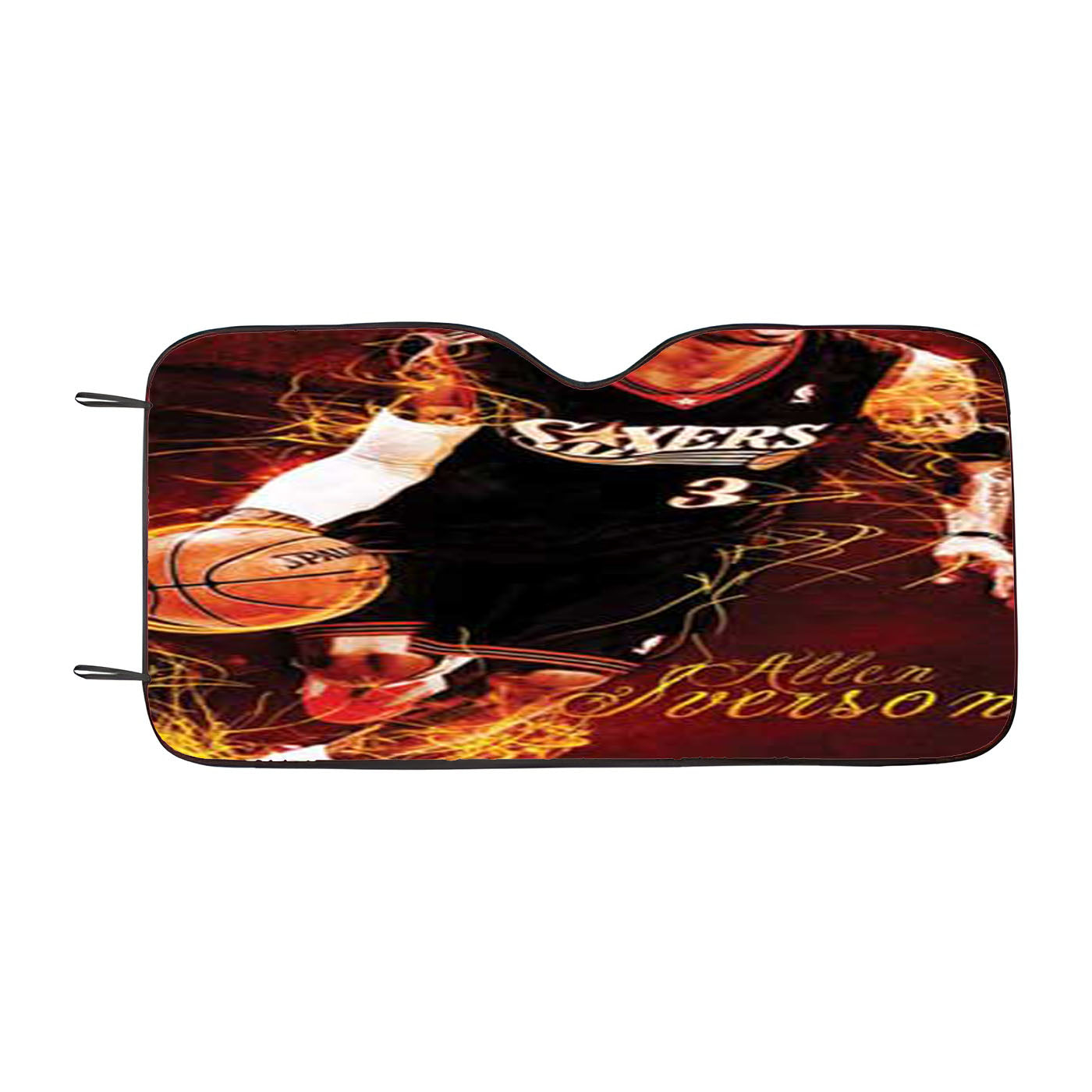 Allen Iverson Tendrils Car Auto Sun Shade Windshield Cover