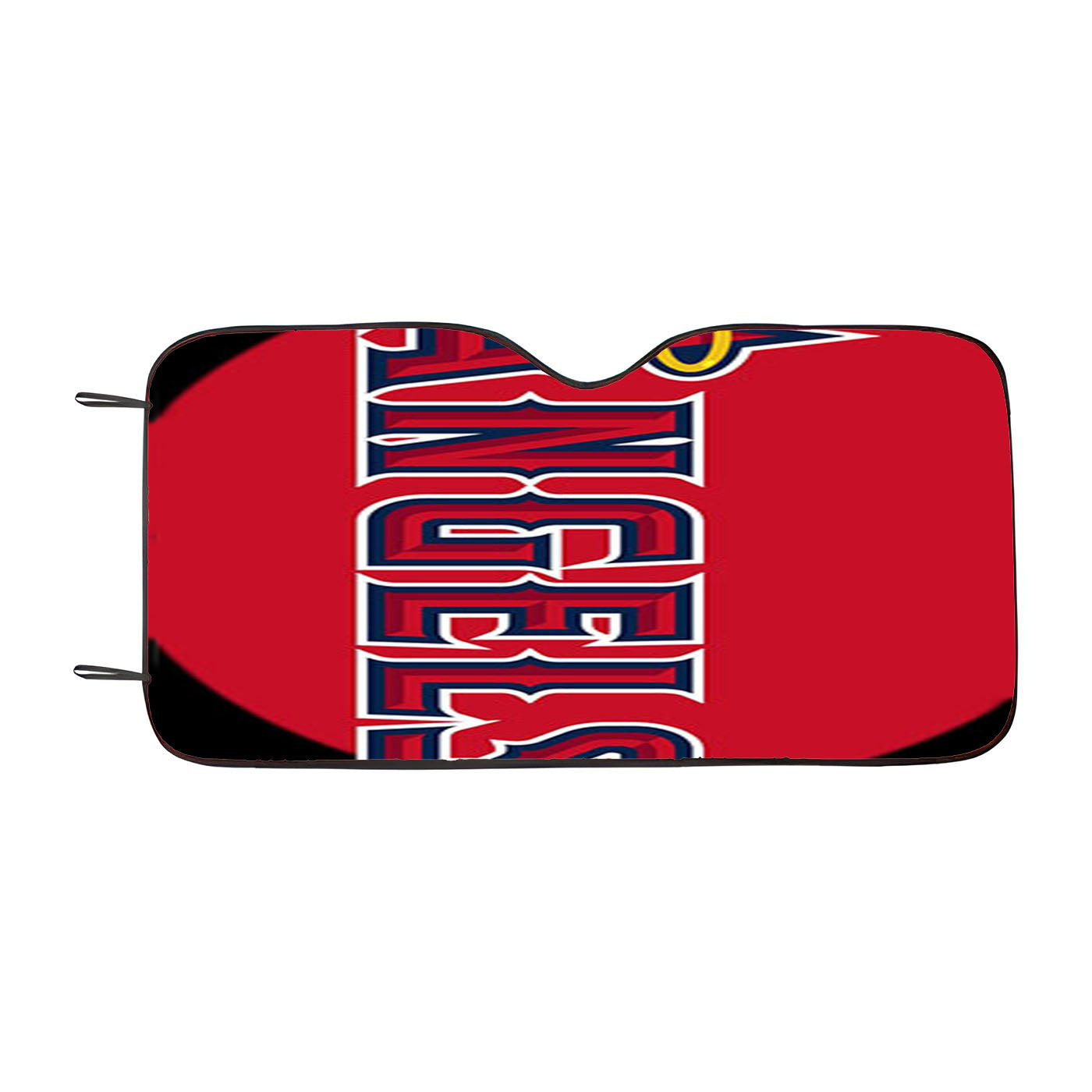 Angels Red Black Car Auto Sun Shade Windshield Cover
