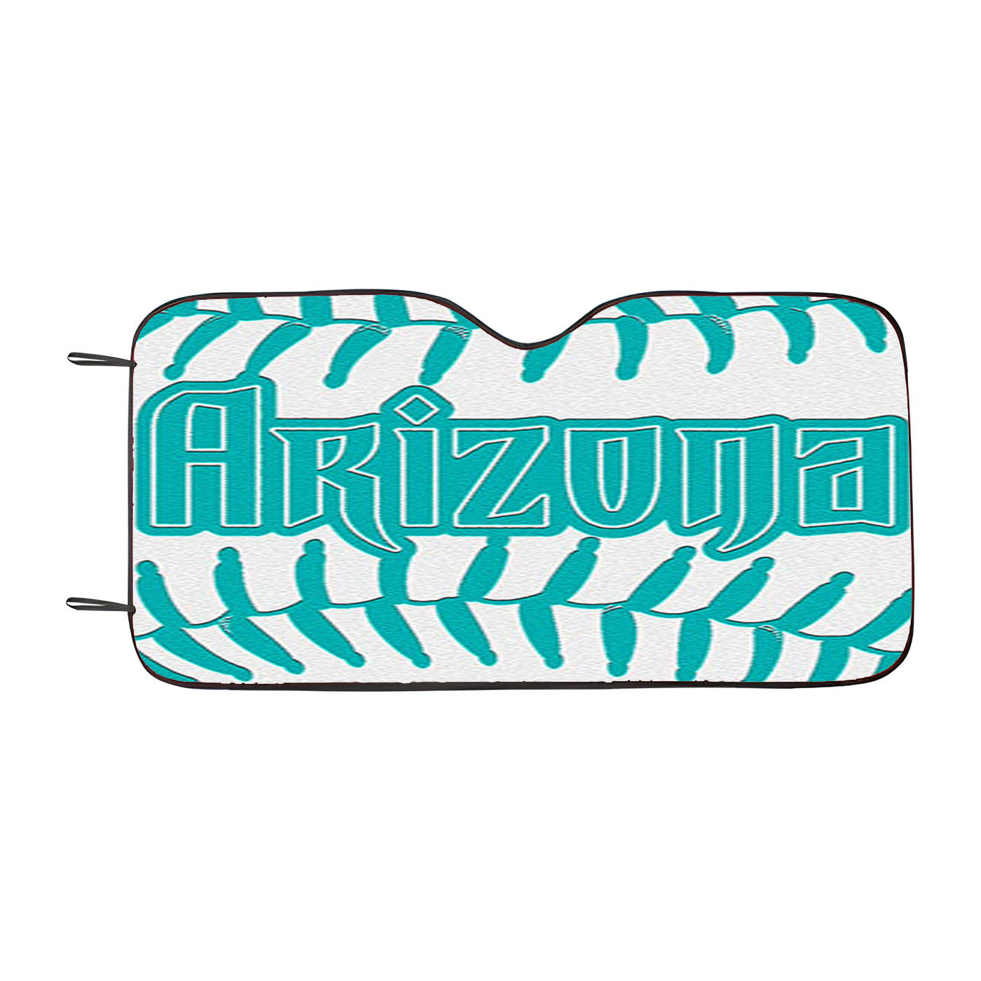 Arizona Blue White Car Auto Sun Shade Windshield Cover