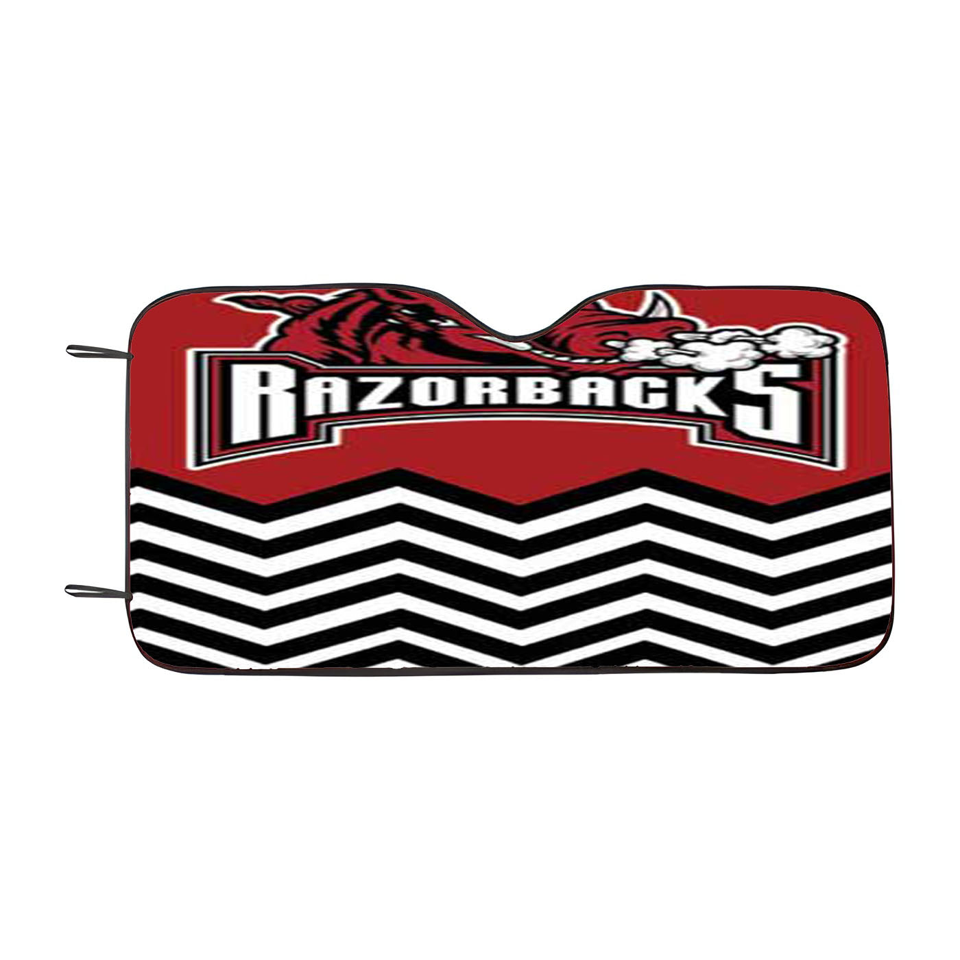 Arkansas Razorbacks Chevron Car Auto Sun Shade Windshield Cover