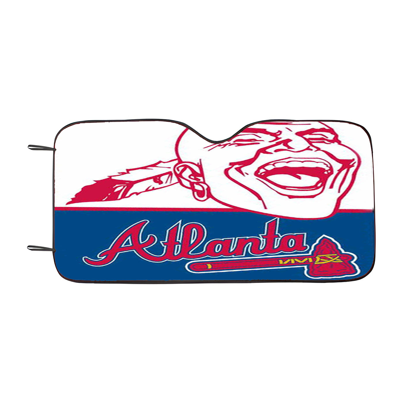 Atlanta Braves 3 Car Auto Sun Shade Windshield Cover