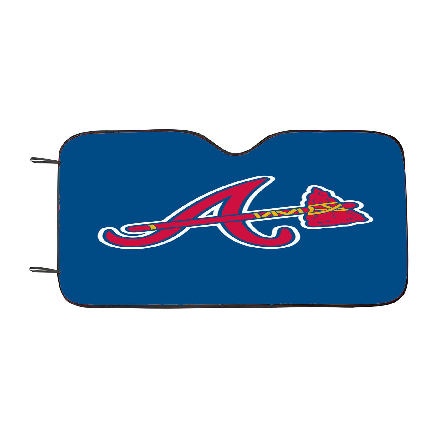 Atlanta Braves Logo Blue Car Auto Sun Shade Windshield Cover