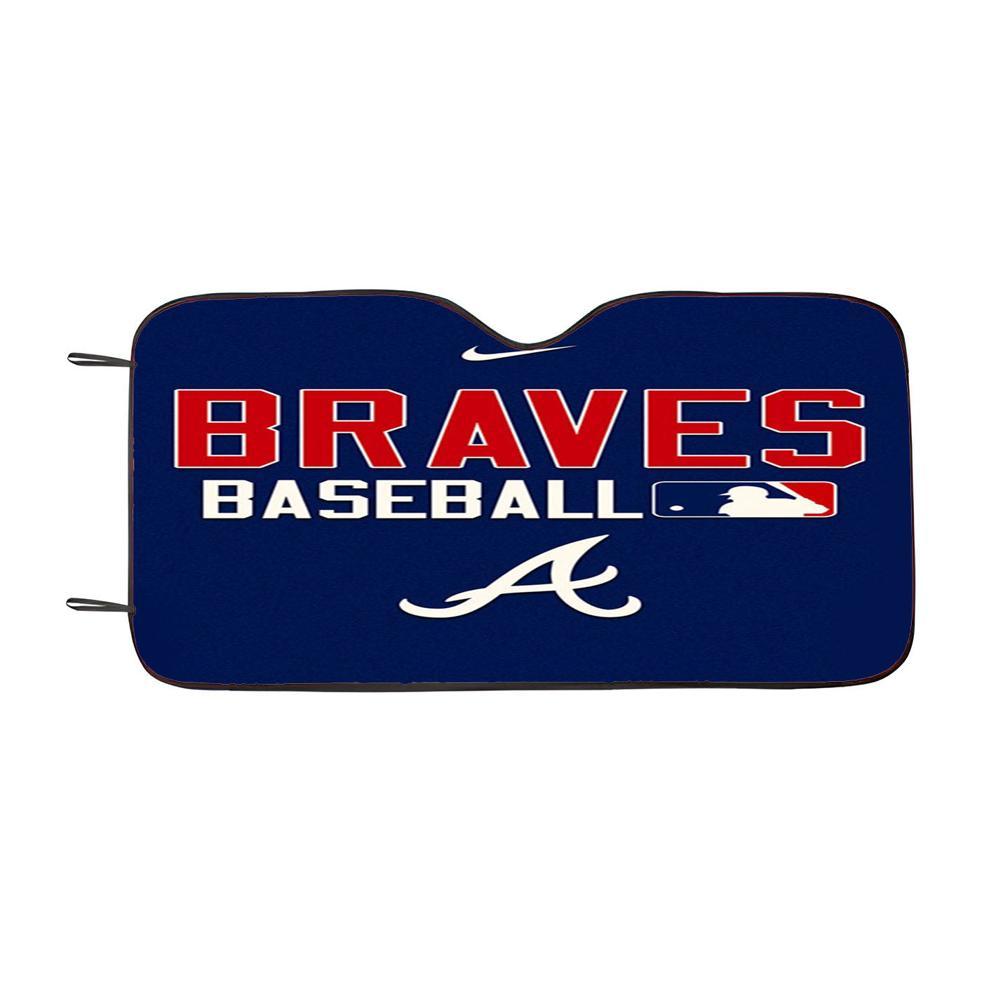 Atlanta Braves Mlb Baseball 3 Car Auto Sun Shade Windshield Cover