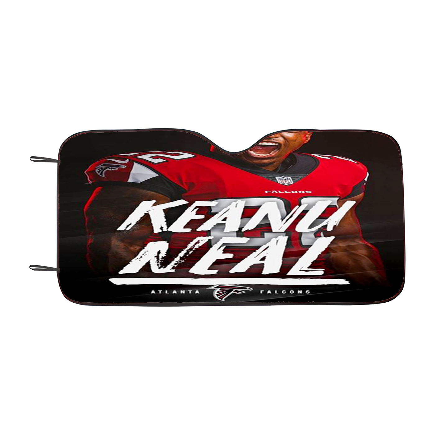 Atlanta Falcons Keanu Neal Car Auto Sun Shade Windshield Cover