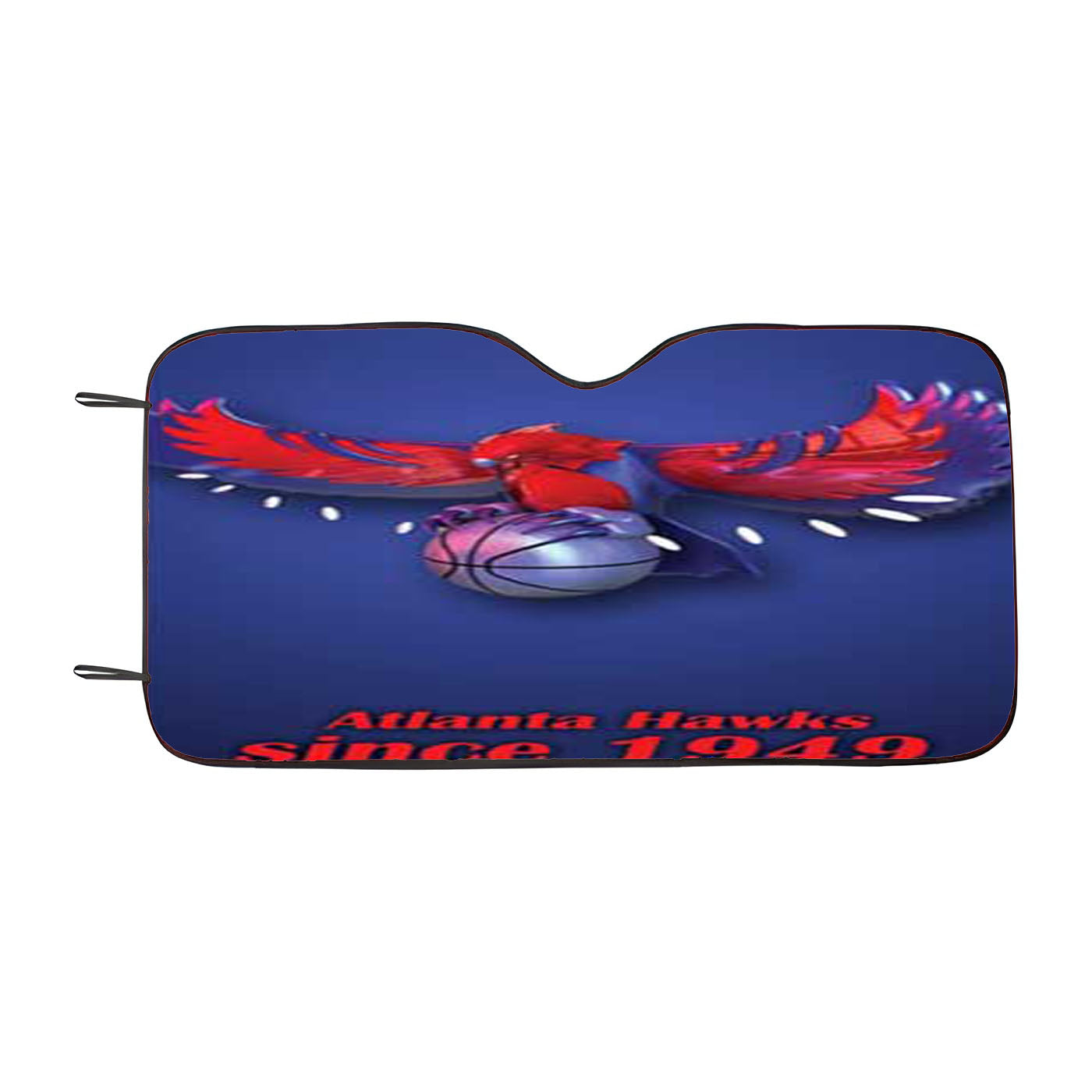 Atlanta Hawks Blue Fade Car Auto Sun Shade Windshield Cover