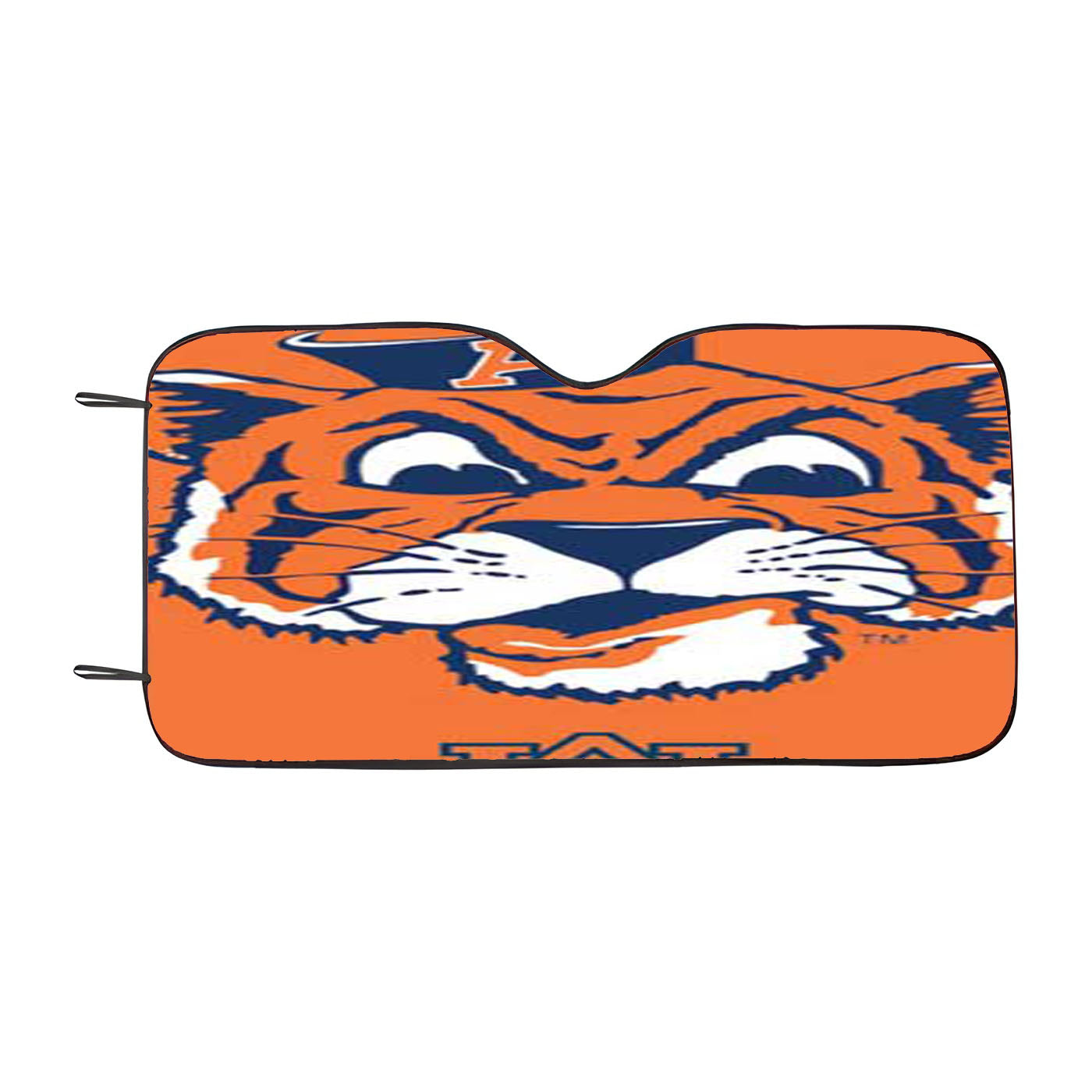 Auburn Tigers Face Car Auto Sun Shade Windshield Cover