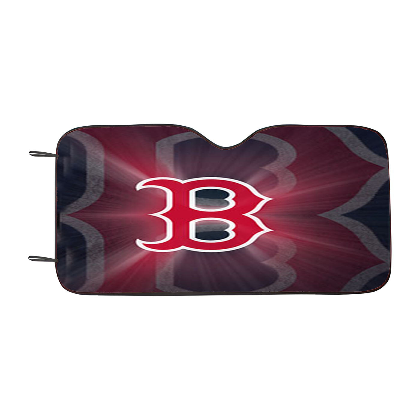 B Red Sox Car Auto Sun Shade Windshield Cover