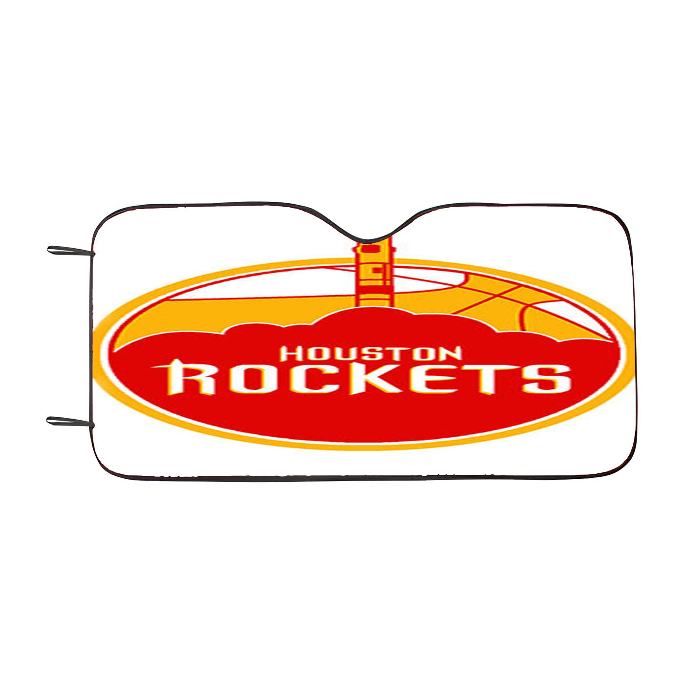 Ball Icon Houston Rockets Car Auto Sun Shade Windshield Cover