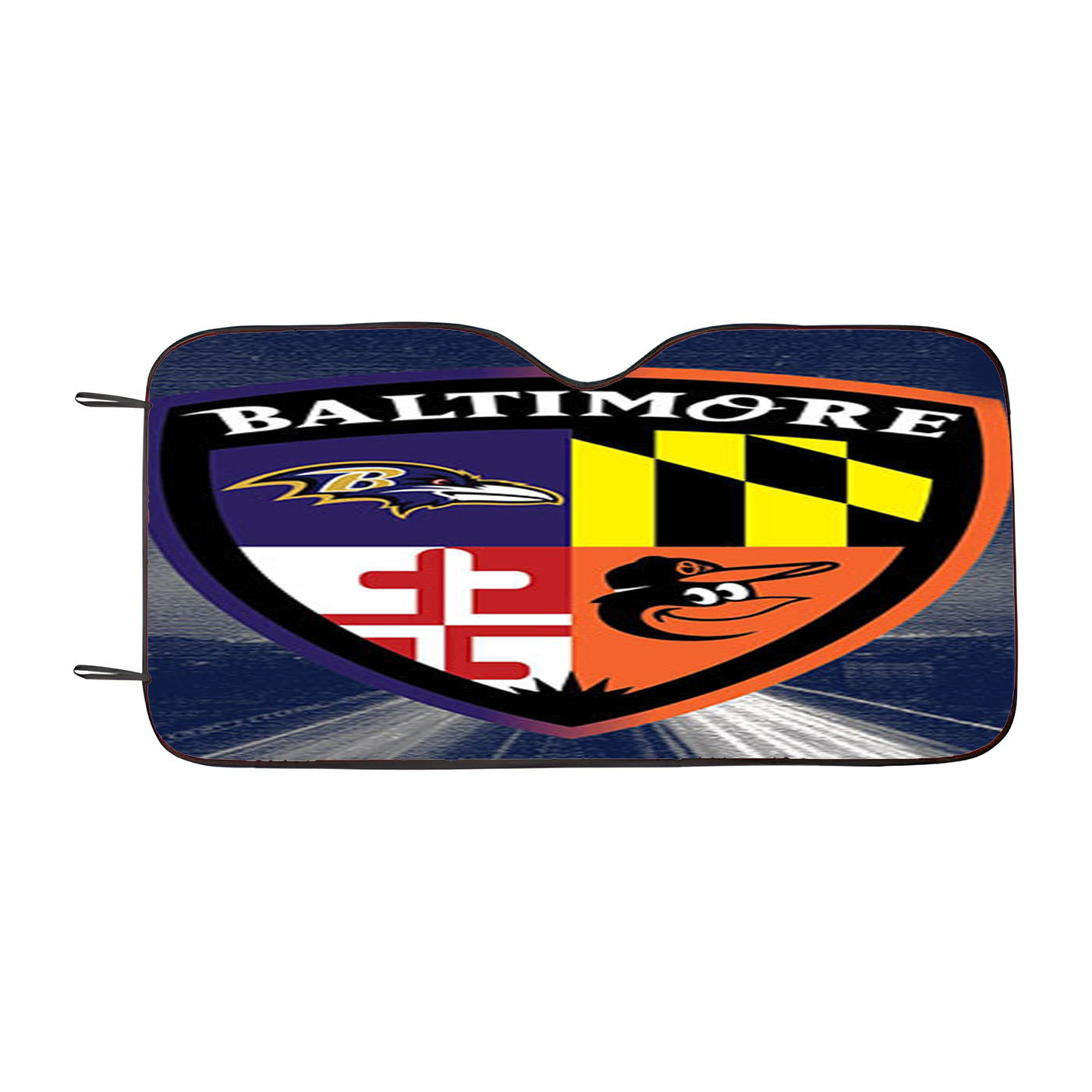 Baltimore Car Auto Sun Shade Windshield Cover