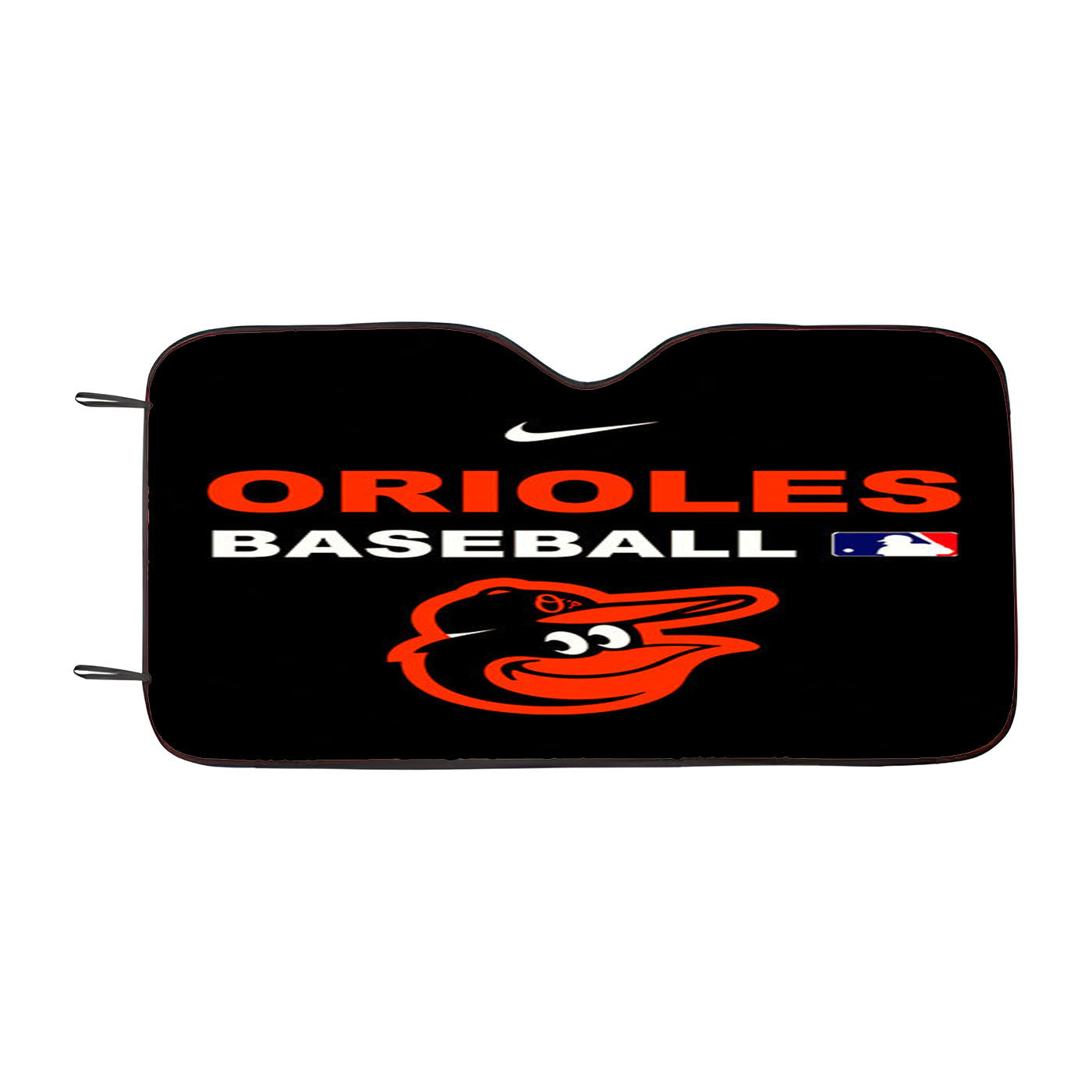 Baltimore Orioles Mlb Car Auto Sun Shade Windshield Cover