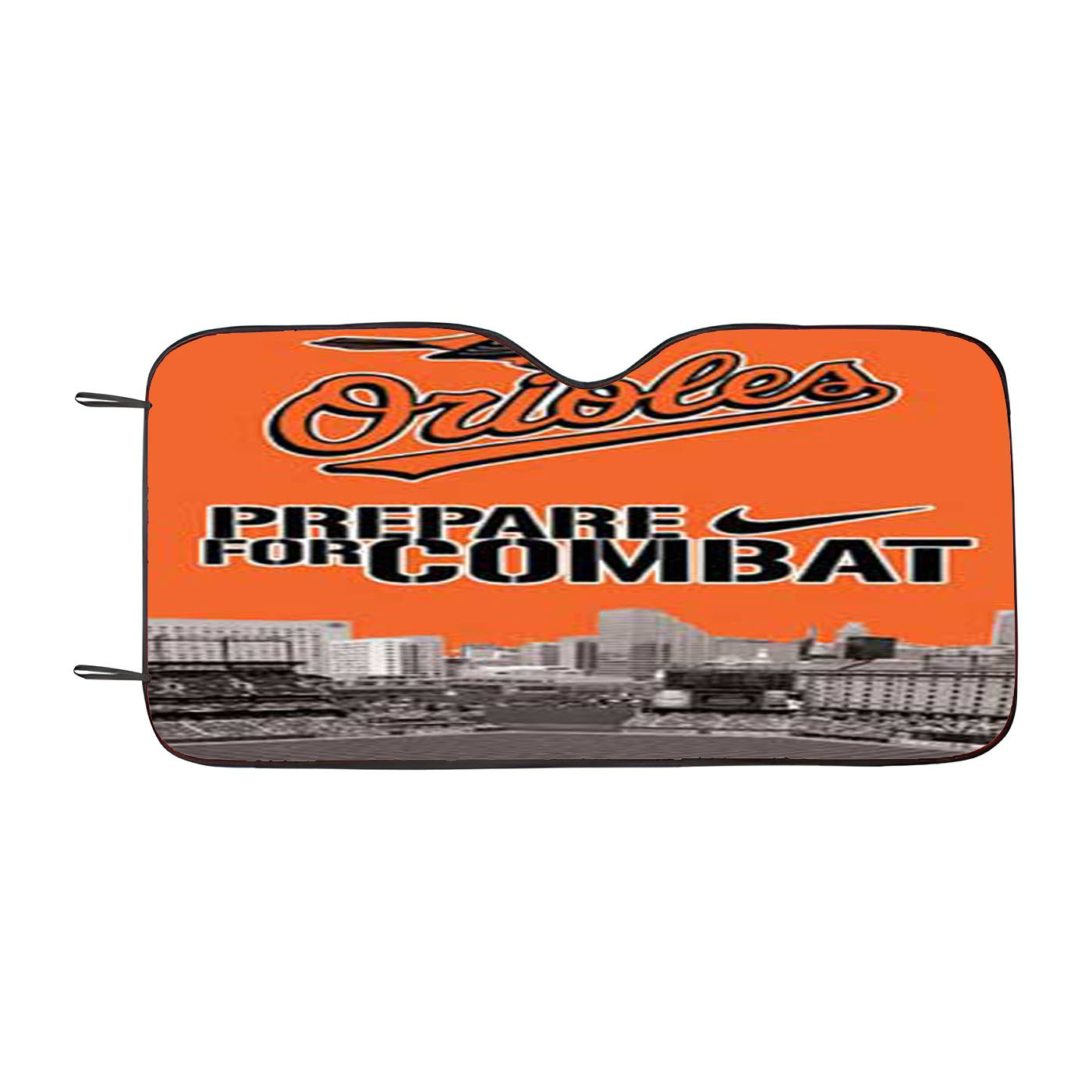 Baltimore Orioles Prepare Car Auto Sun Shade Windshield Cover