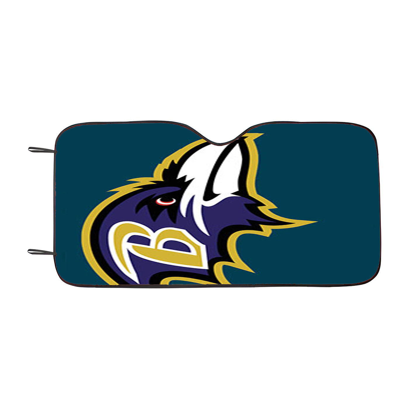 Baltimore Ravens Club Car Auto Sun Shade Windshield Cover