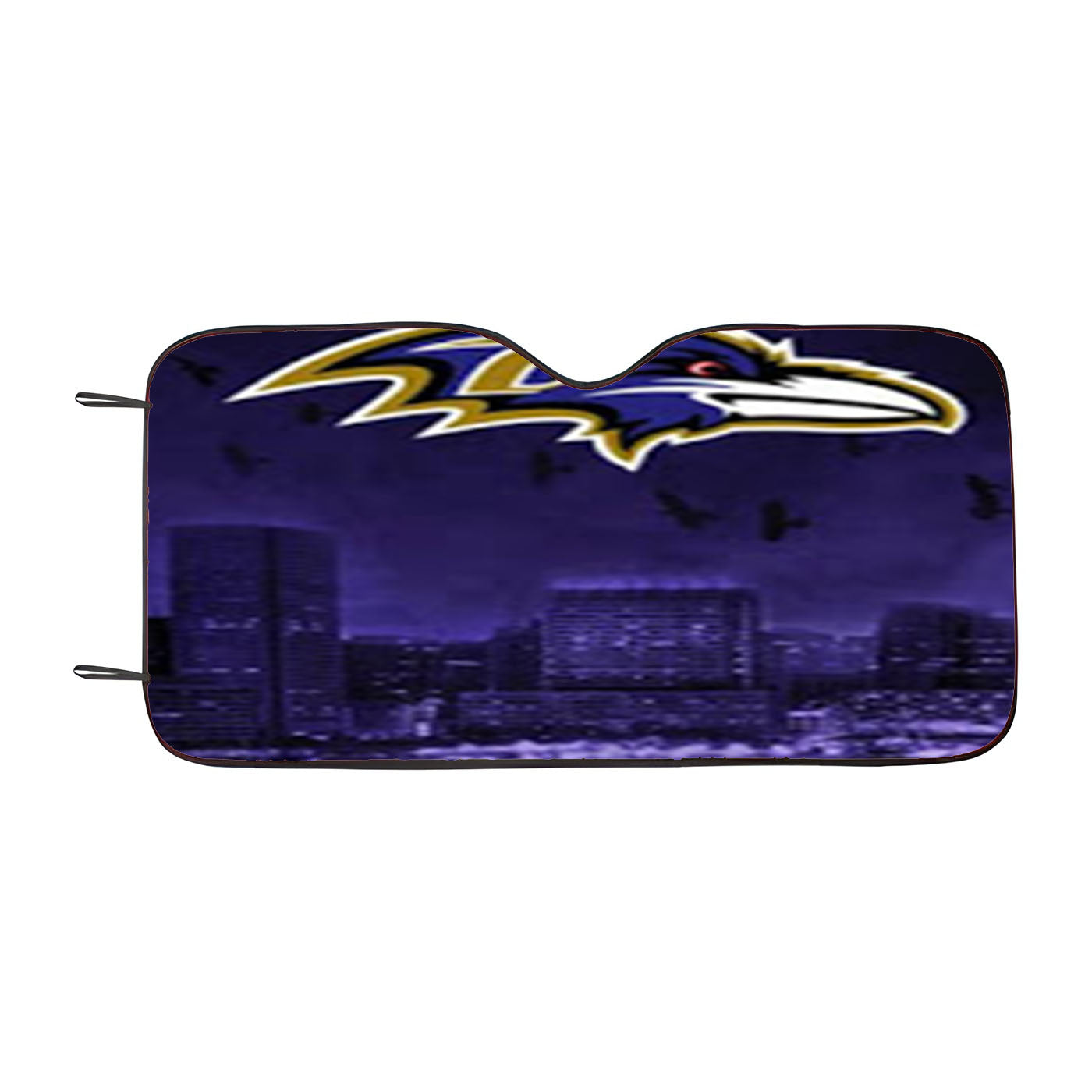 Baltimore Ravens Emblem Car Auto Sun Shade Windshield Cover