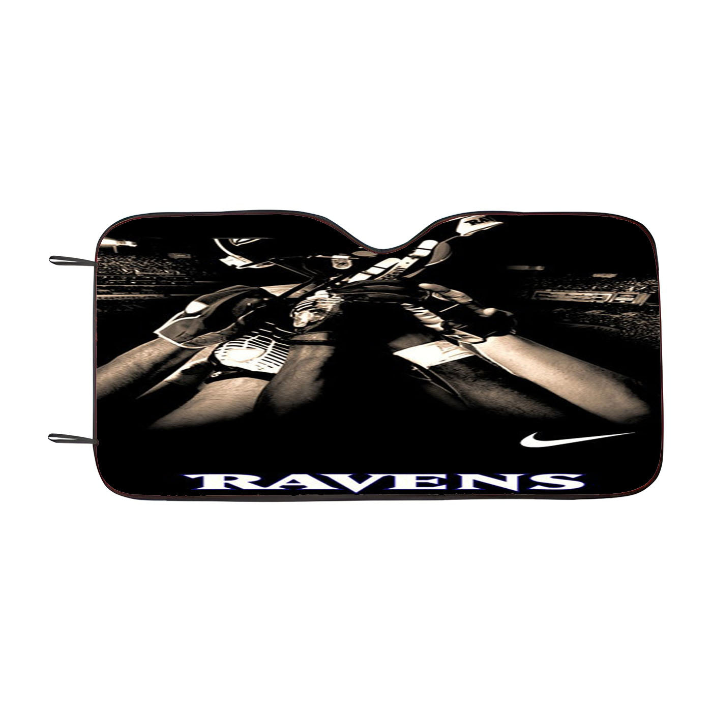 Baltimore Ravens Football Nike Car Auto Sun Shade Windshield Cover