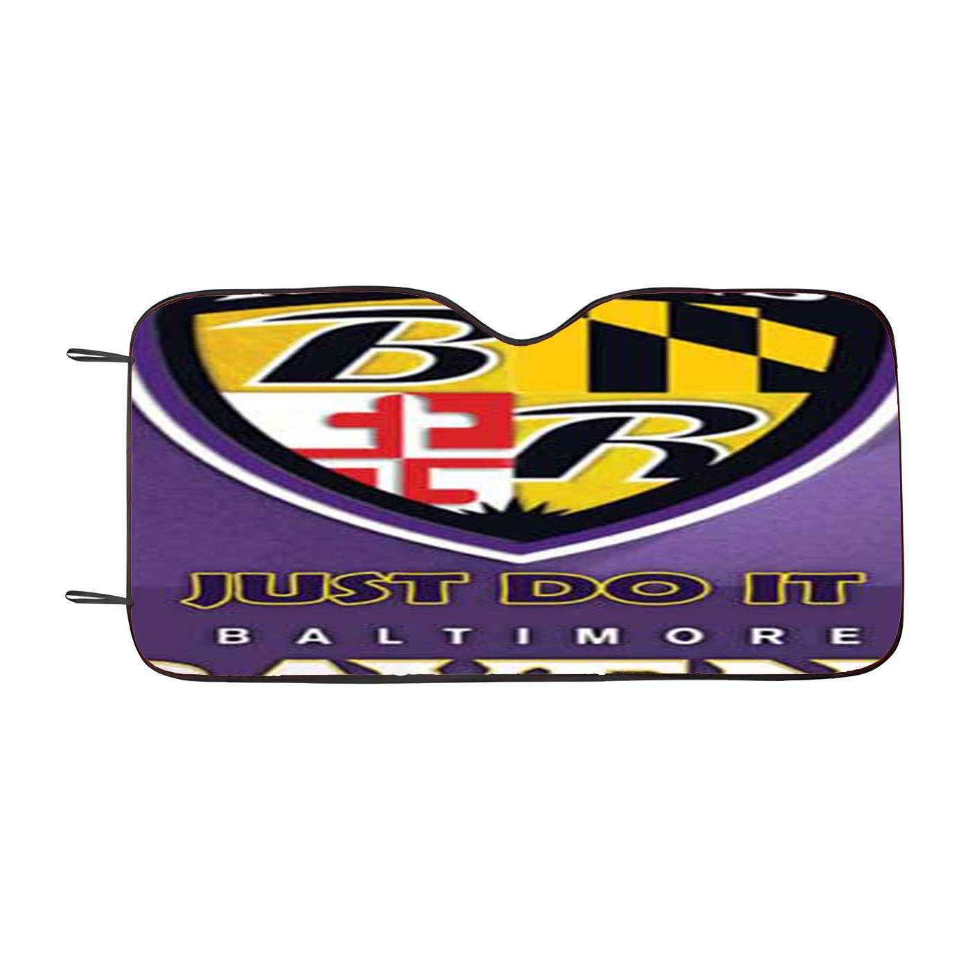 Baltimore Ravens Shield Car Auto Sun Shade Windshield Cover