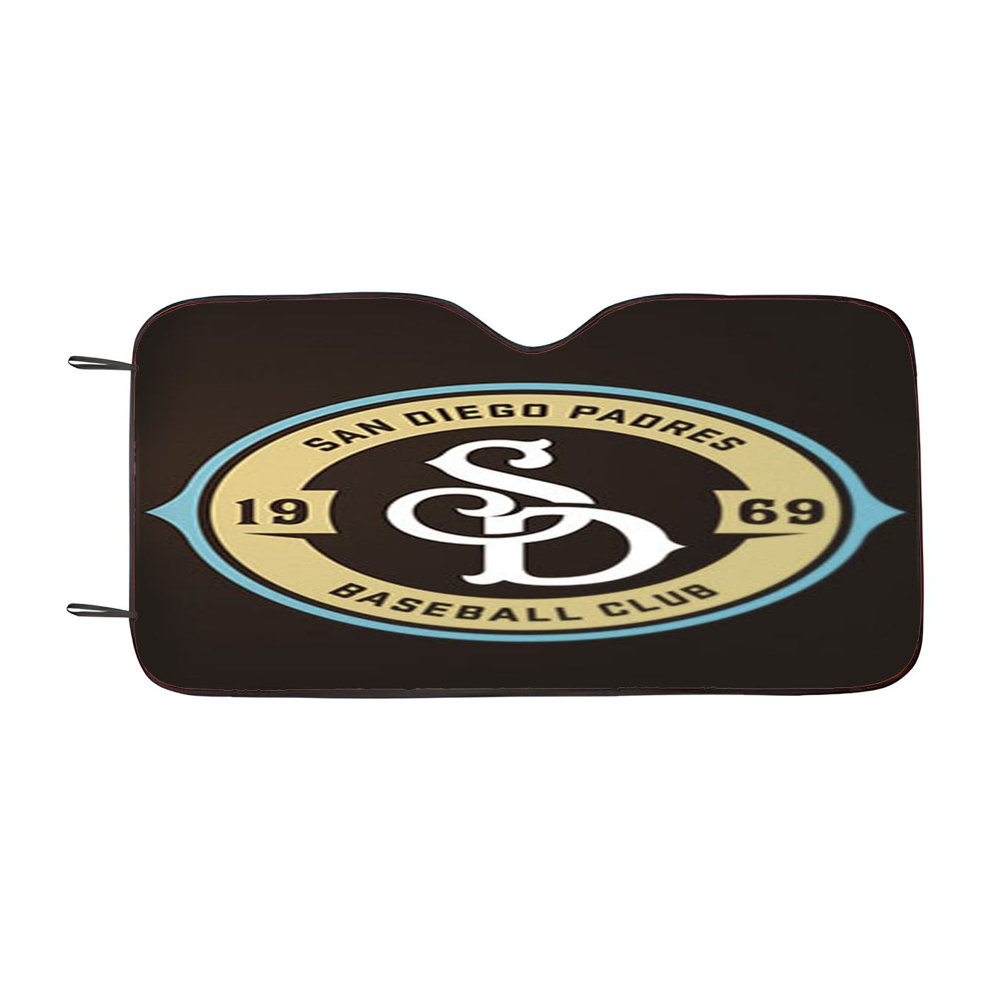 Baseball Club San Diego Car Auto Sun Shade Windshield Cover