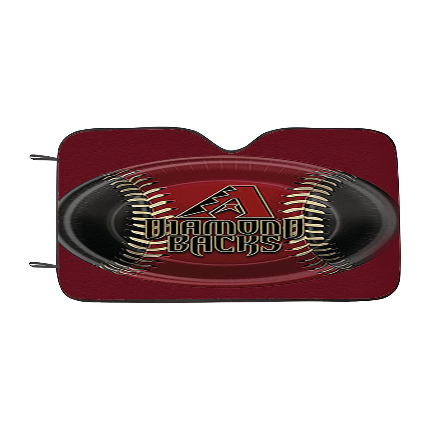 Baseball Diamondback Car Auto Sun Shade Windshield Cover