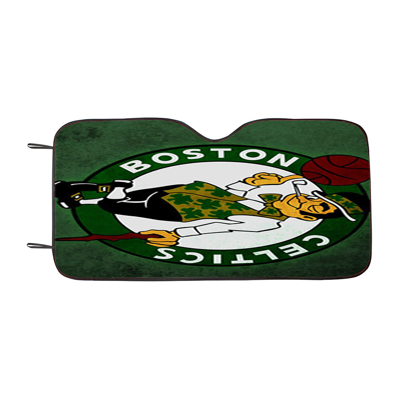 Basket Ball Boston Celtic Car Auto Sun Shade Windshield Cover