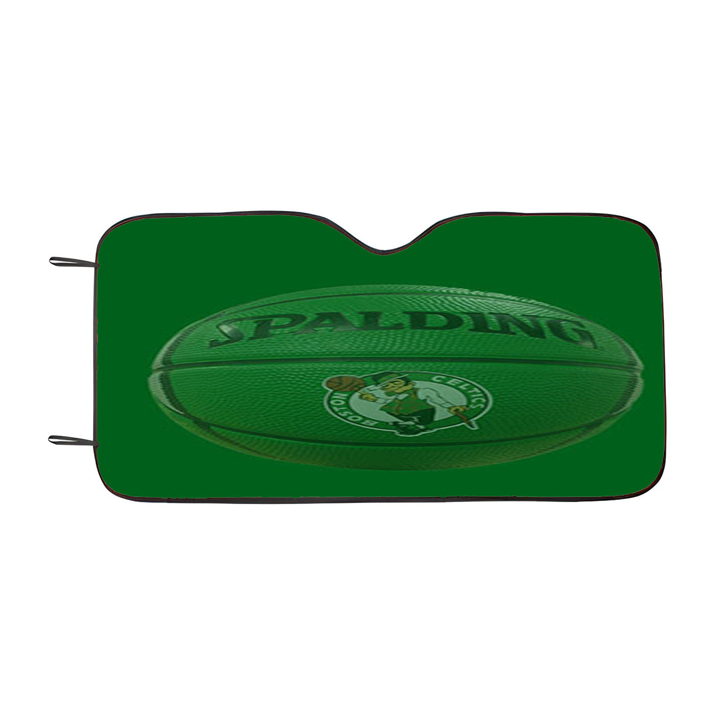 Basket Ball Green Spalding Car Auto Sun Shade Windshield Cover