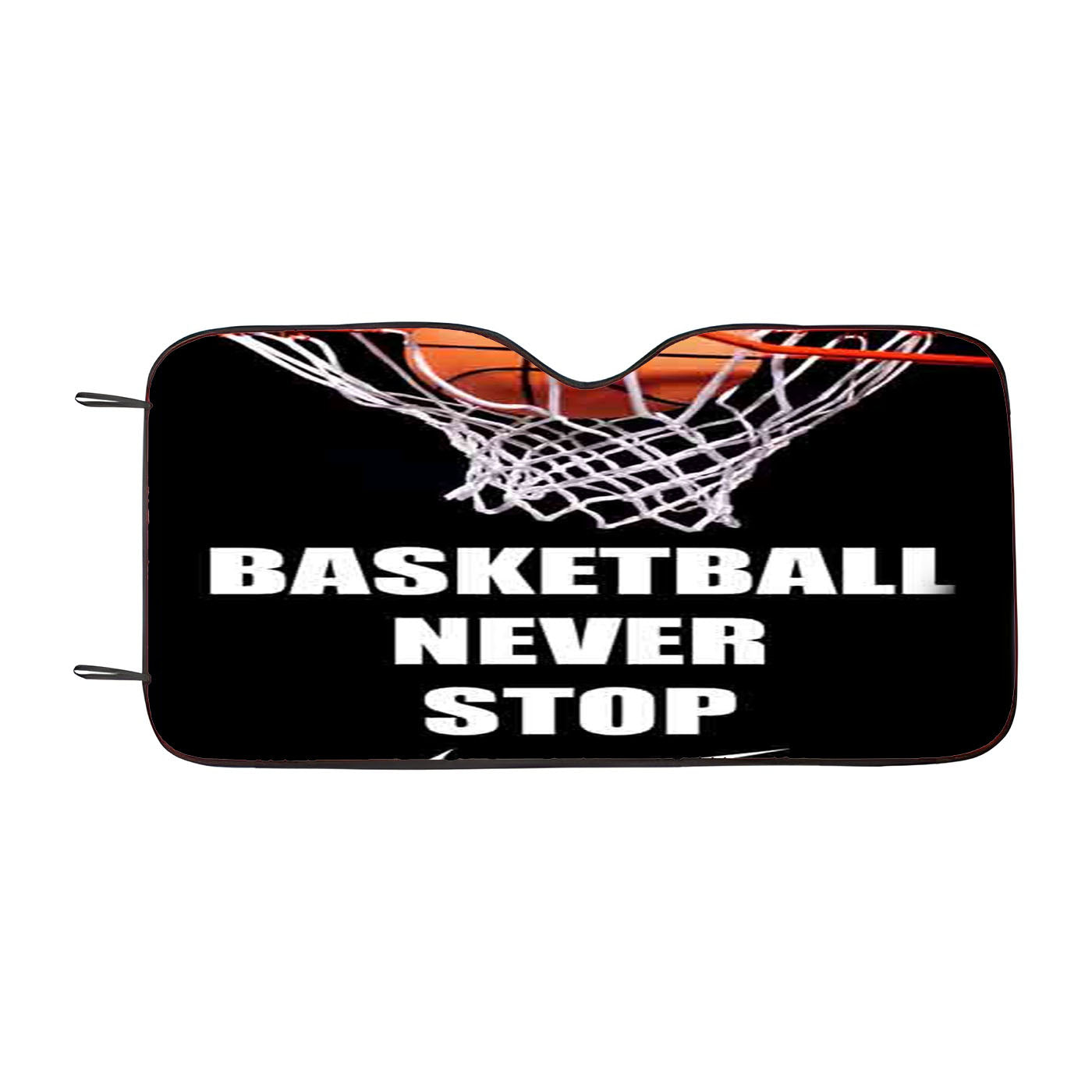 Basketball Never Stop Nike Car Auto Sun Shade Windshield Cover