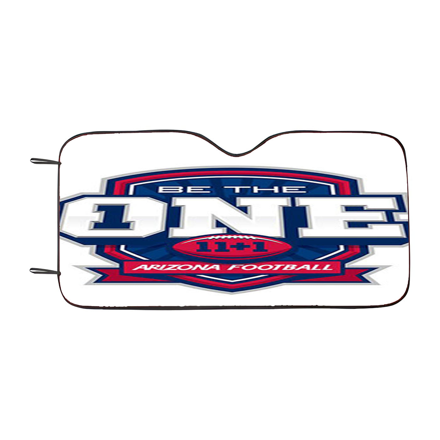 Be The One Arizona Football Car Auto Sun Shade Windshield Cover