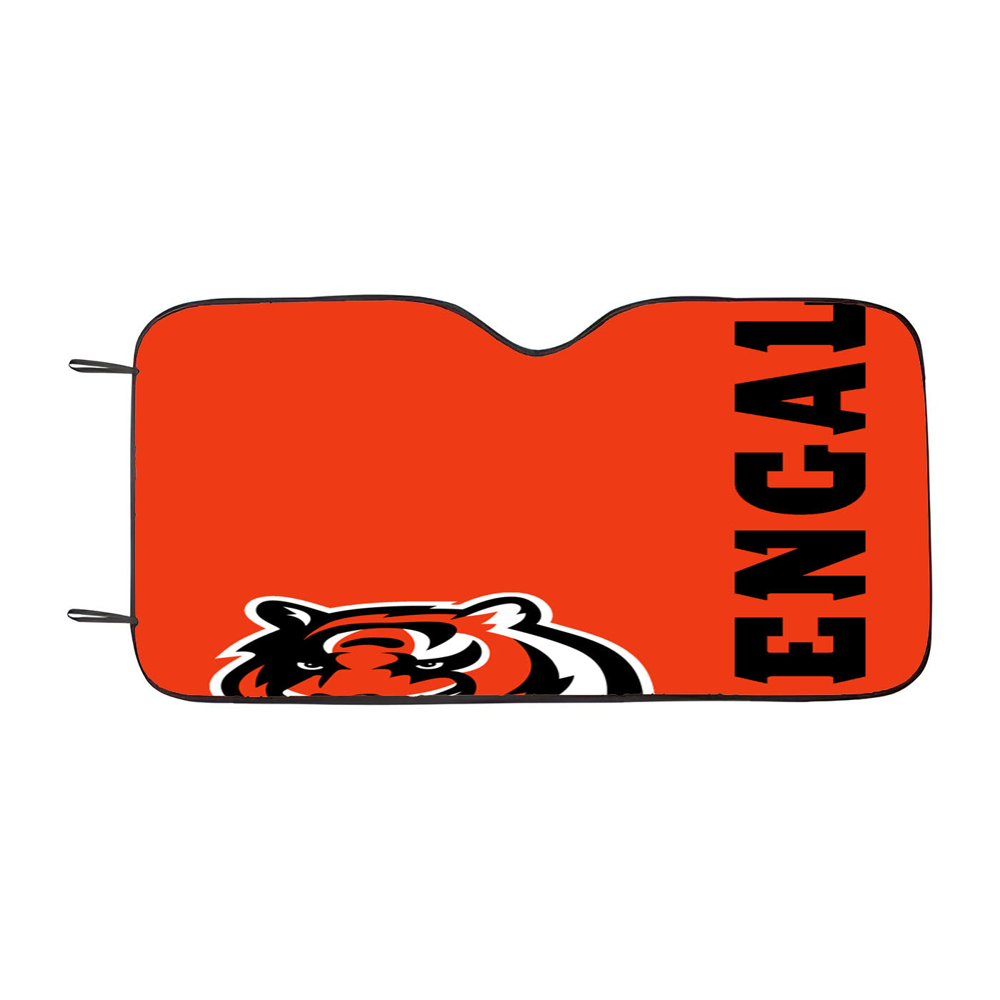 Bengals Cincinnati Tigre Orange Car Auto Sun Shade Windshield Cover