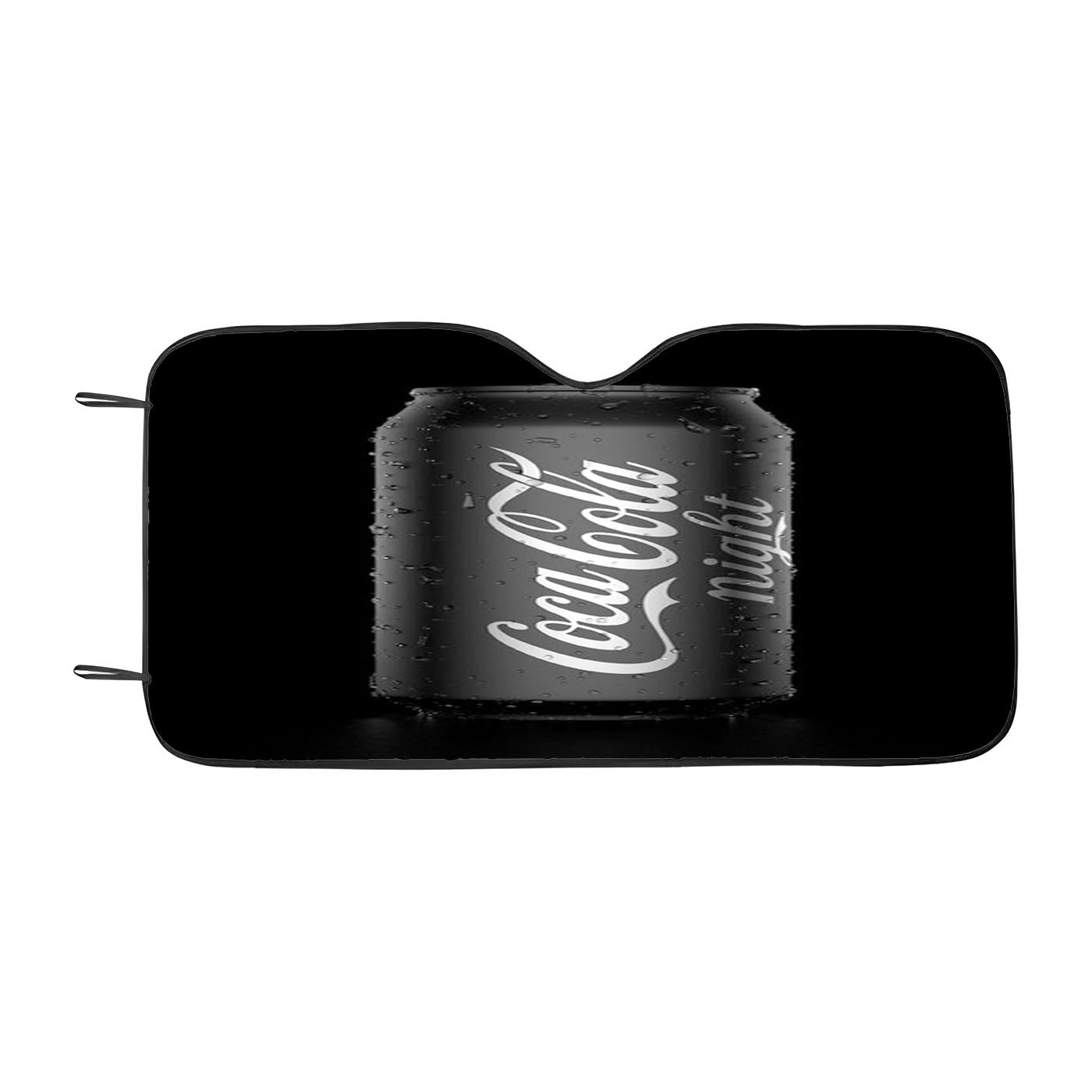 Black And White Coca Cola Car Auto Sun Shade Windshield Cover