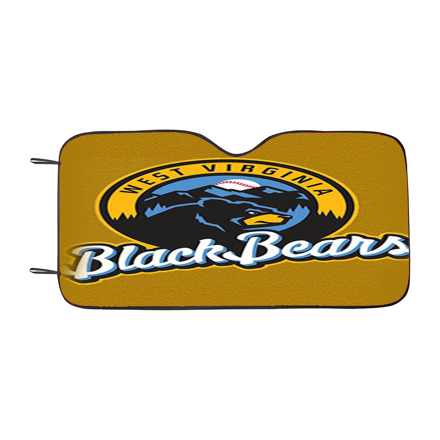 Black Bears Car Auto Sun Shade Windshield Cover