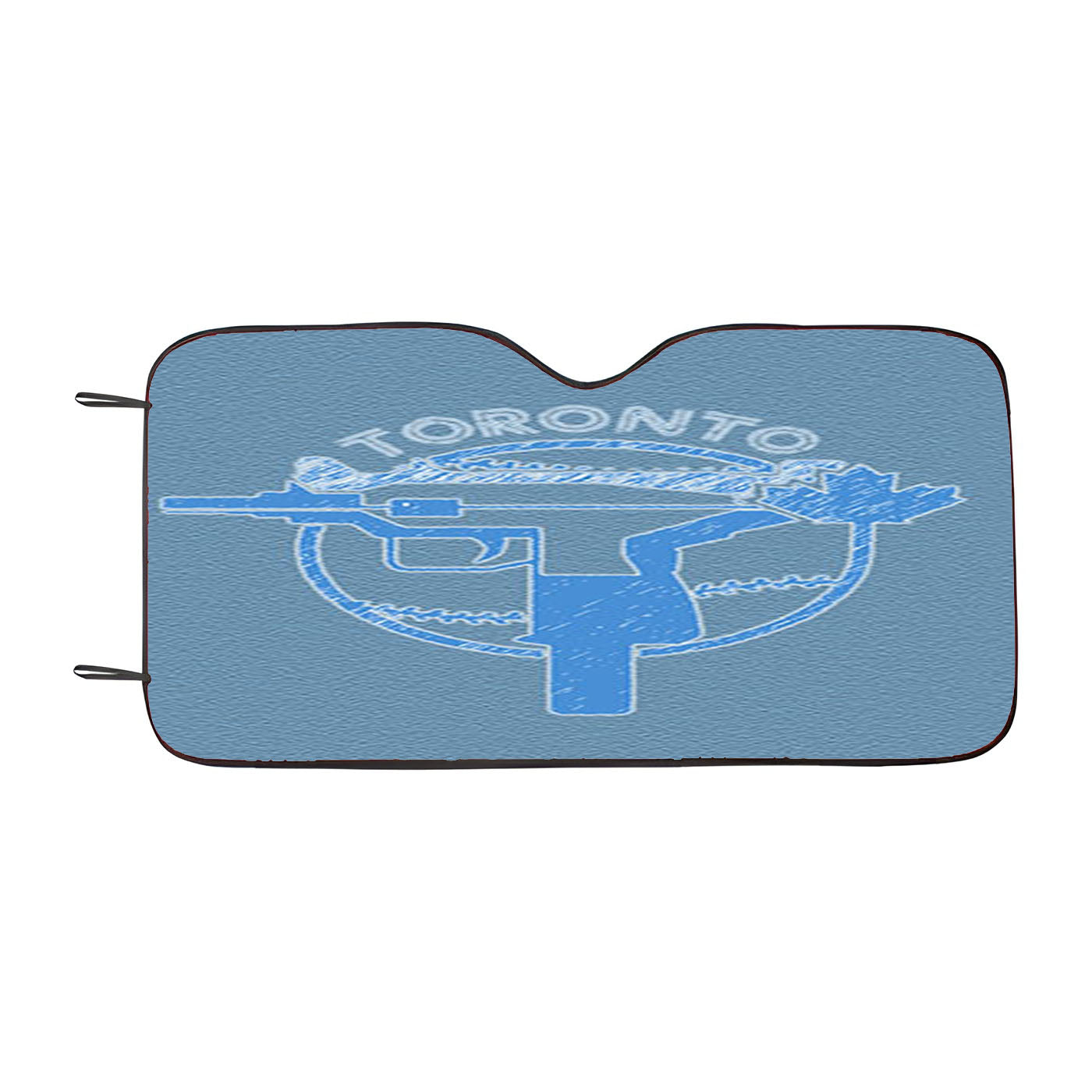 Blue Art Toronto Car Auto Sun Shade Windshield Cover