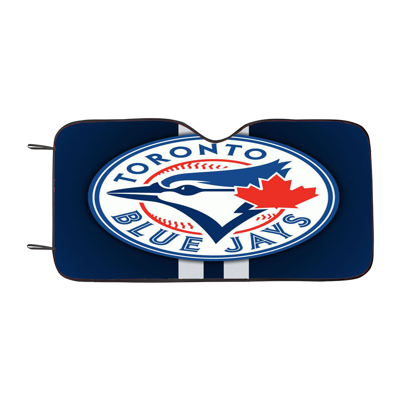 Blue Jays Logo And Stripes Car Auto Sun Shade Windshield Cover