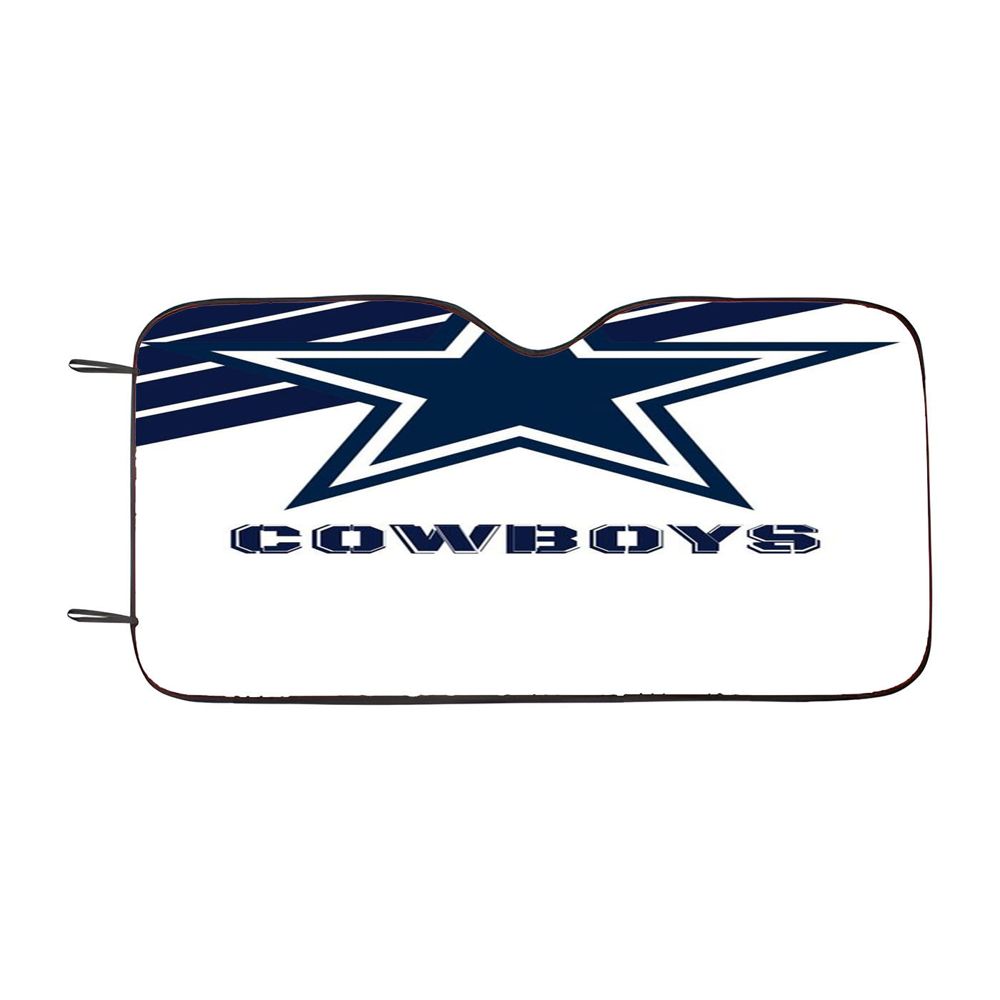 Blue White Cowboys Dallas Wallpaper Car Auto Sun Shade Windshield Cover