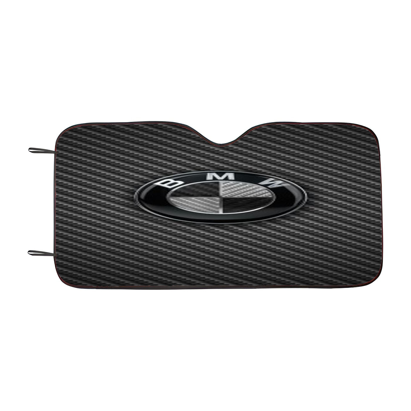 Bmw Black Carbon Car Auto Sun Shade Windshield Cover
