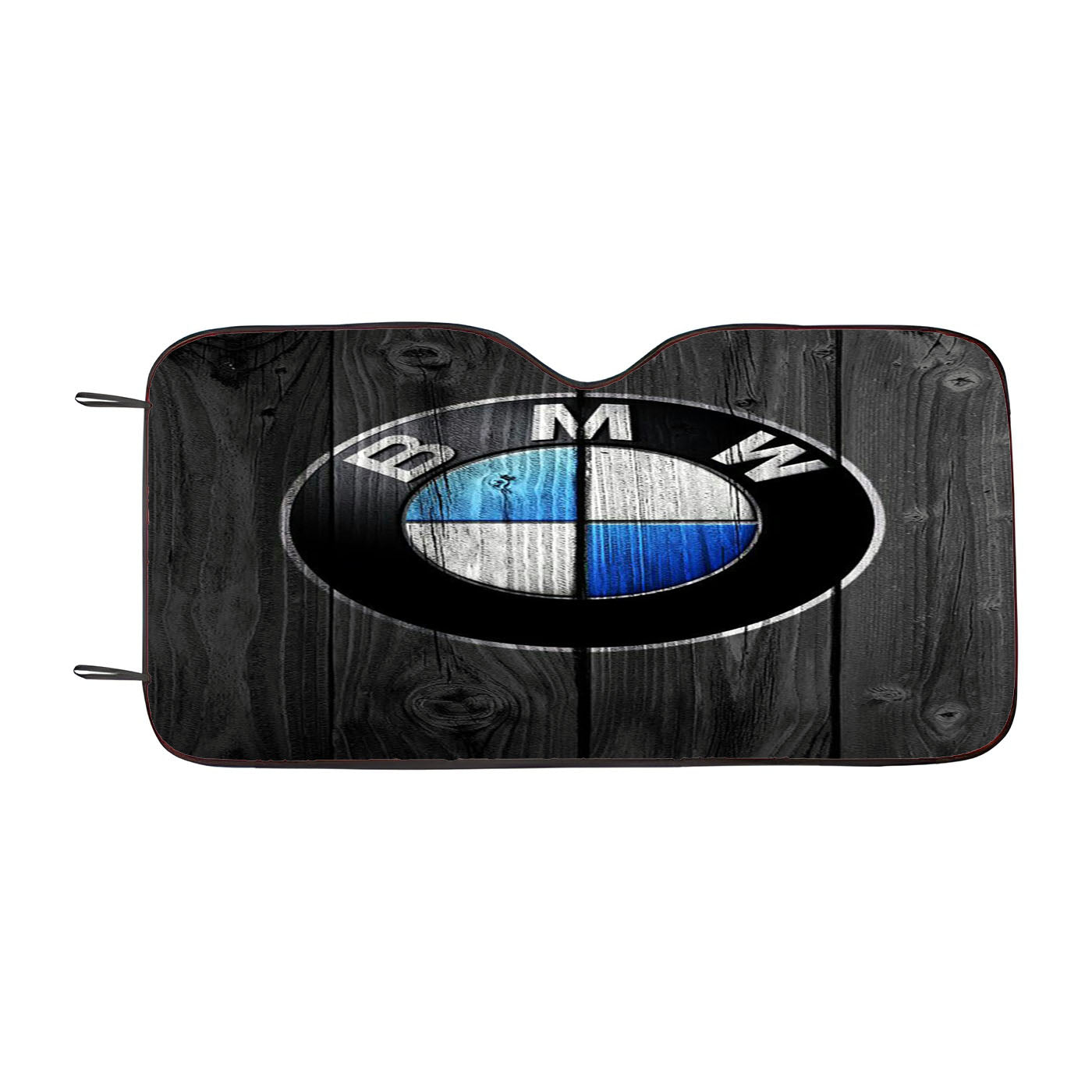 Bmw Wood Black Art Car Auto Sun Shade Windshield Cover