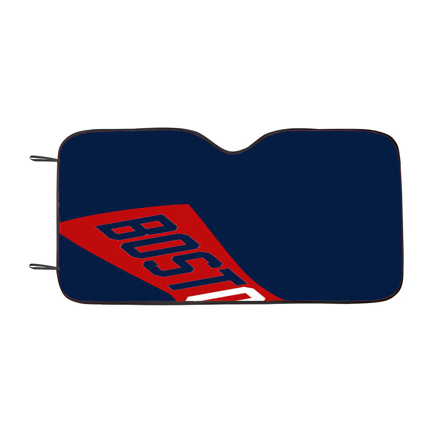 Boston Blue Car Auto Sun Shade Windshield Cover
