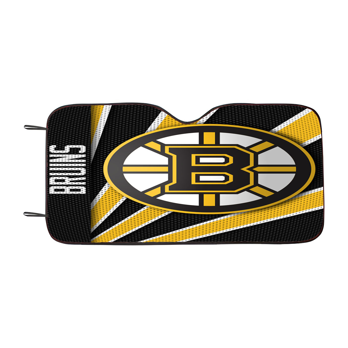 Boston Bruins Stripe Wallpaper Car Auto Sun Shade Windshield Cover
