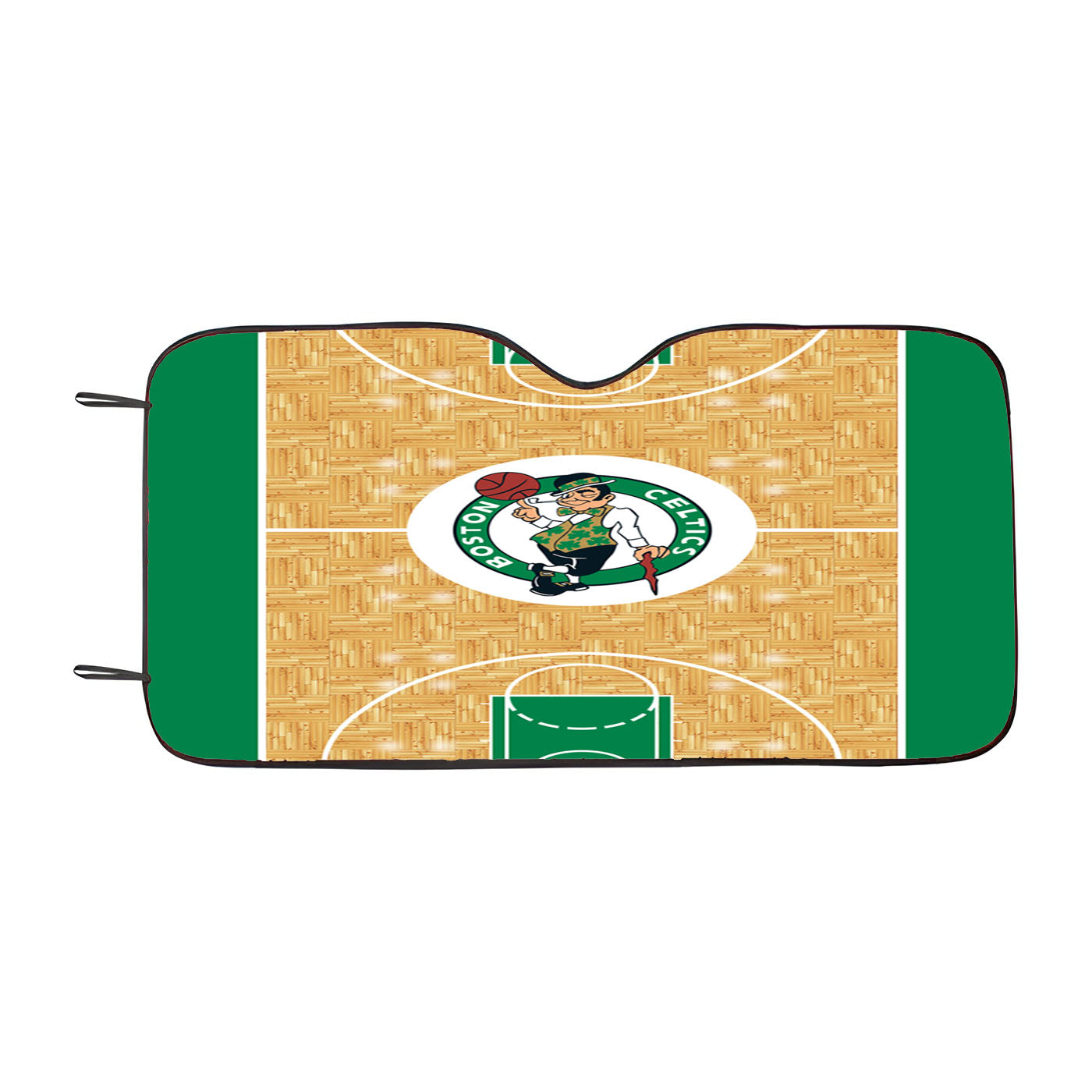 Boston Celtics Court Wallpaper Car Auto Sun Shade Windshield Cover