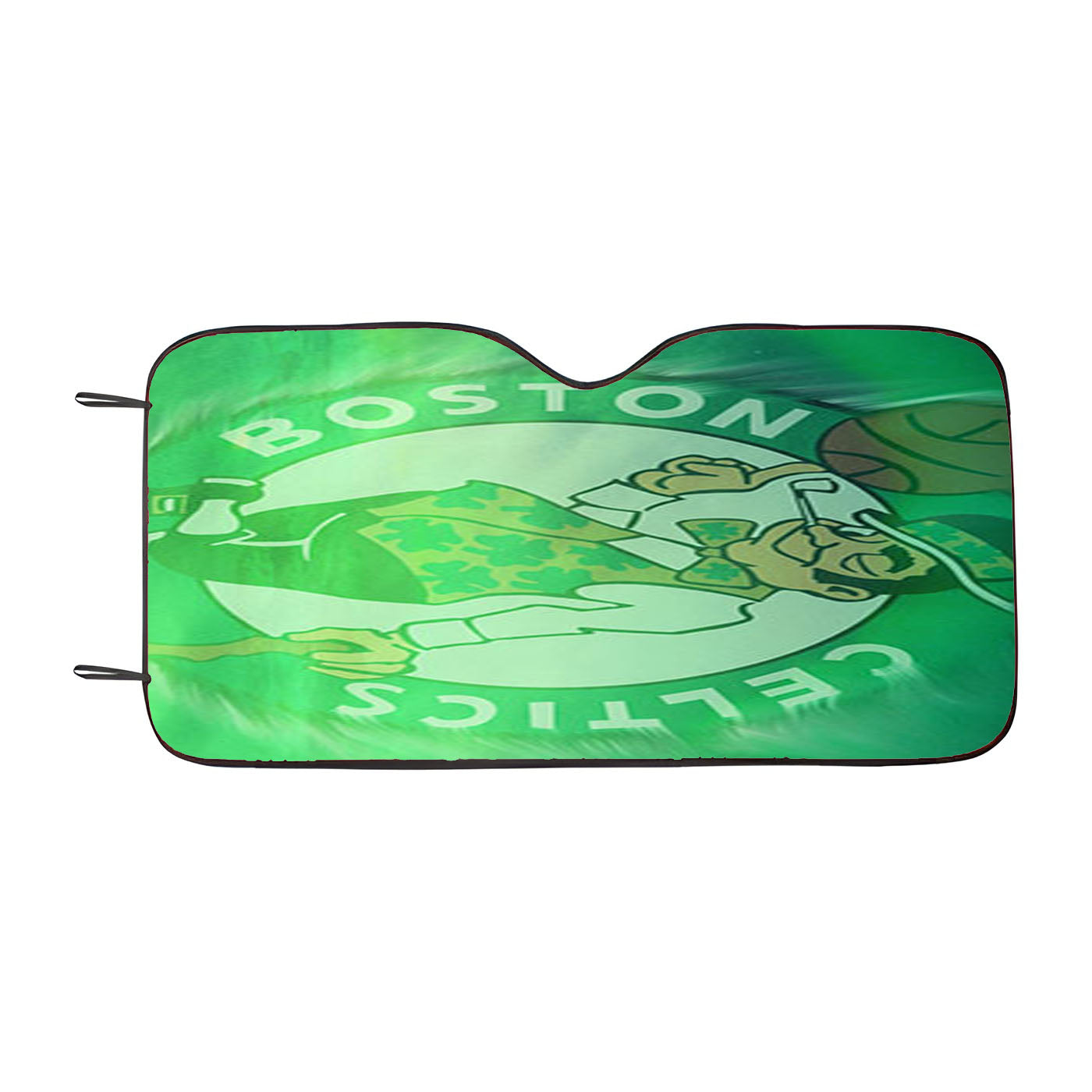 Boston Celtics Green Cover Car Auto Sun Shade Windshield Cover