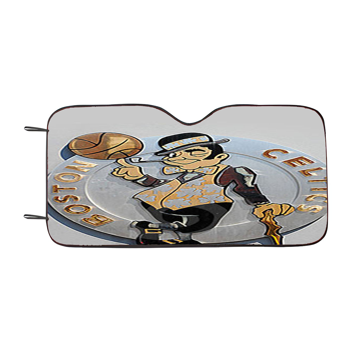 Boston Celtics Greyscale Car Auto Sun Shade Windshield Cover