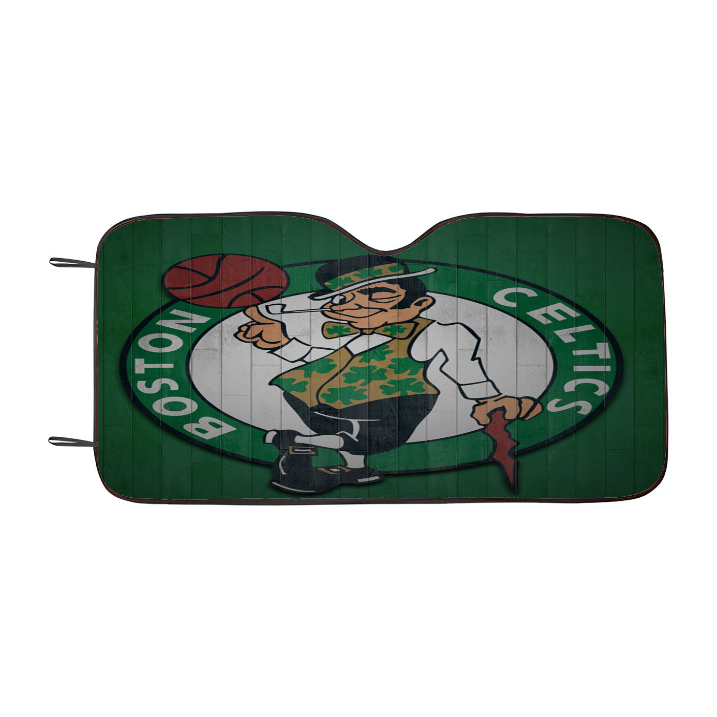 Boston Celtics Hardwood Car Auto Sun Shade Windshield Cover