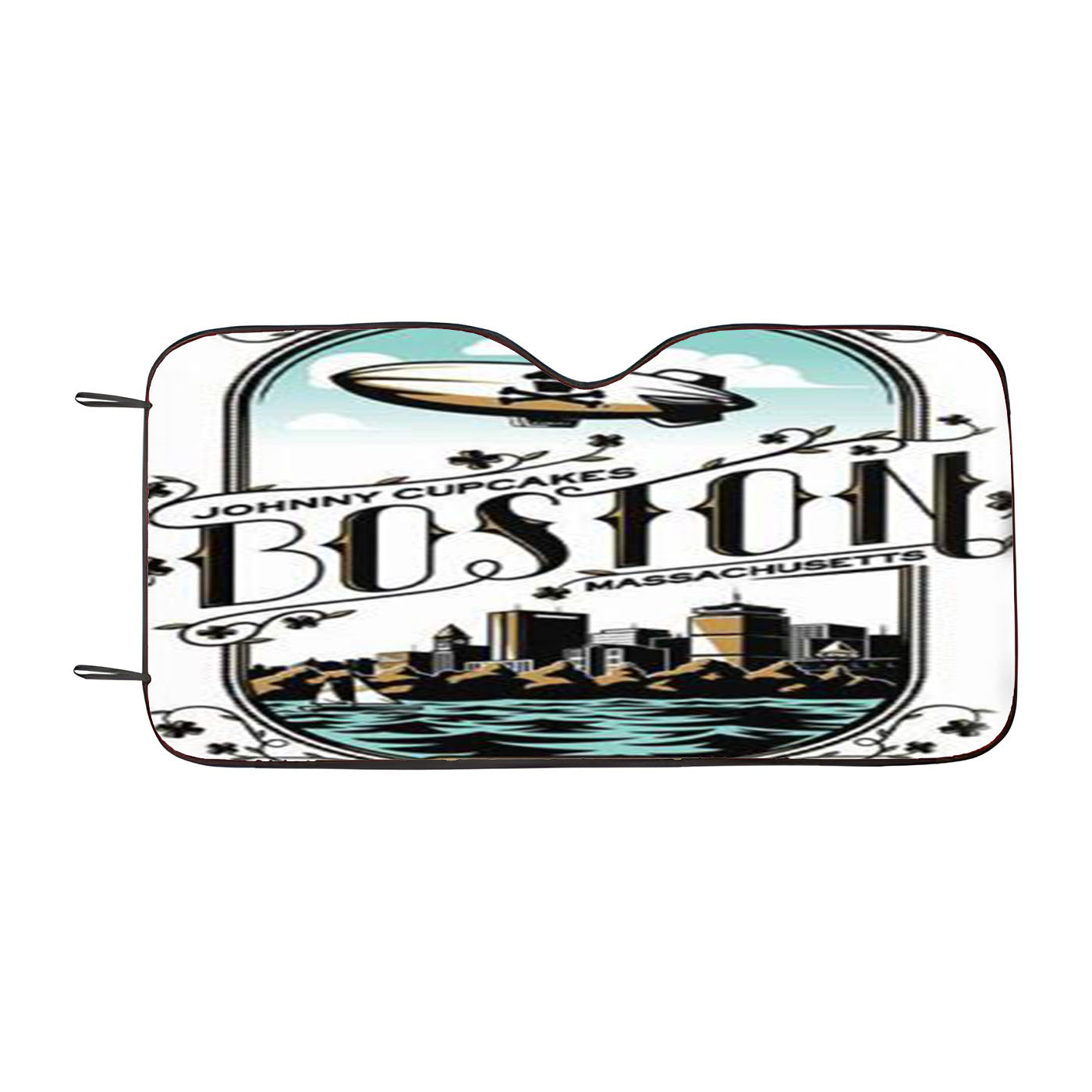 Boston Massachusetts Car Auto Sun Shade Windshield Cover