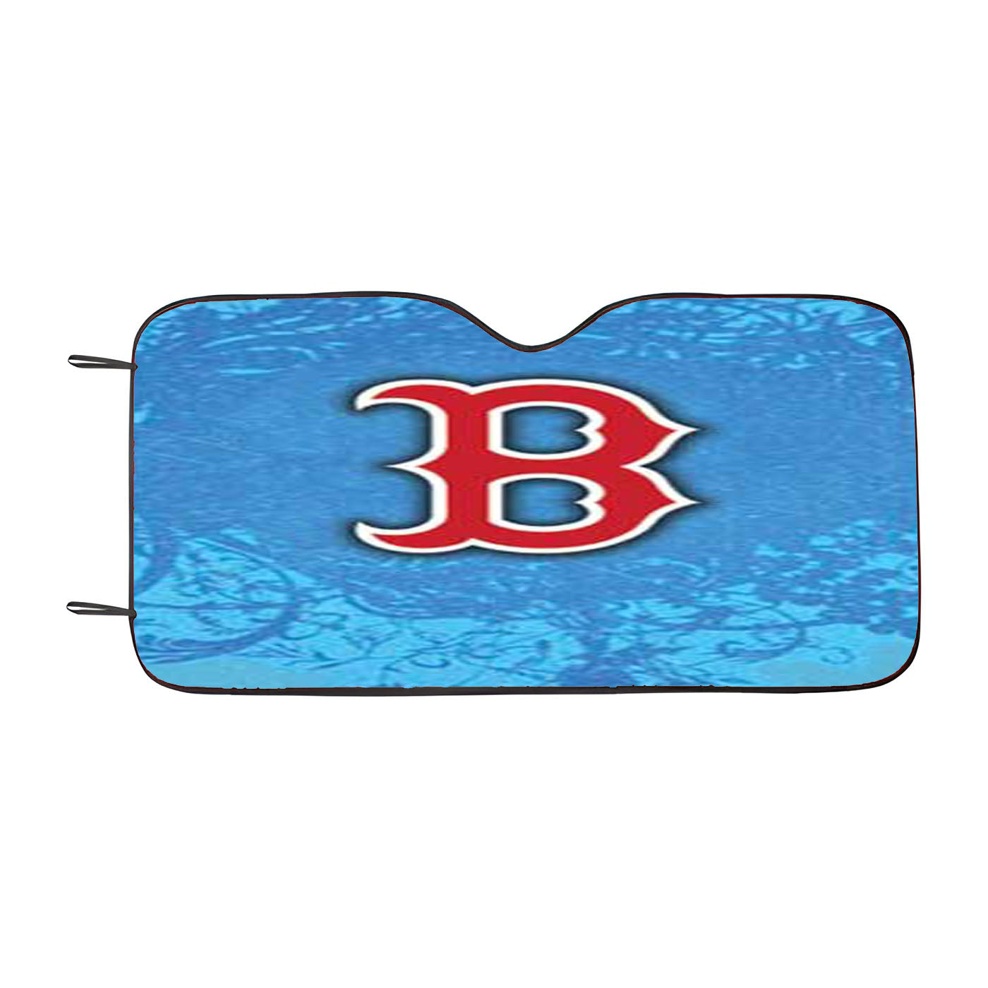 Boston Red Sox Logo On Blue Blur Car Auto Sun Shade Windshield Cover