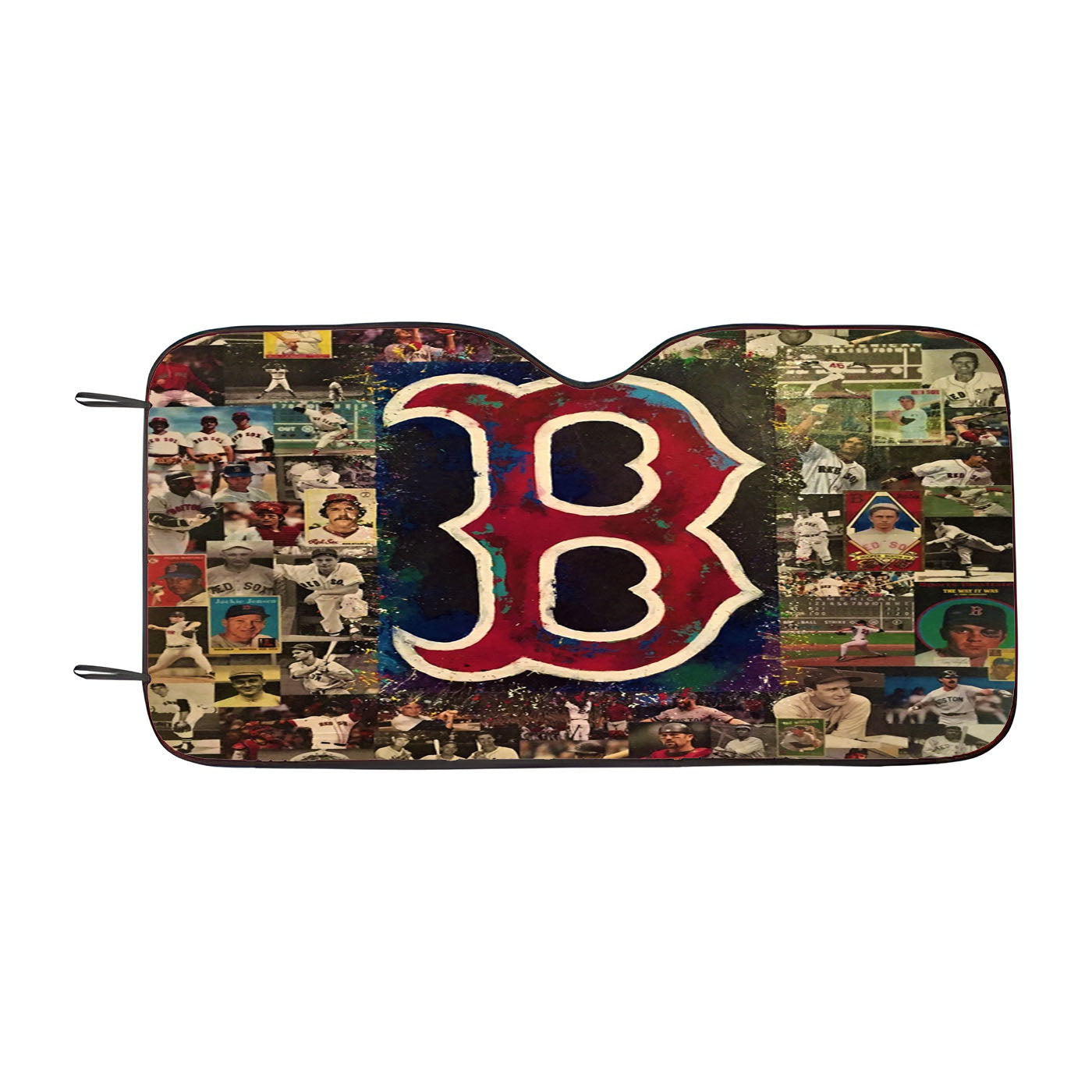 Boston Red Sox Photo Collages Car Auto Sun Shade Windshield Cover