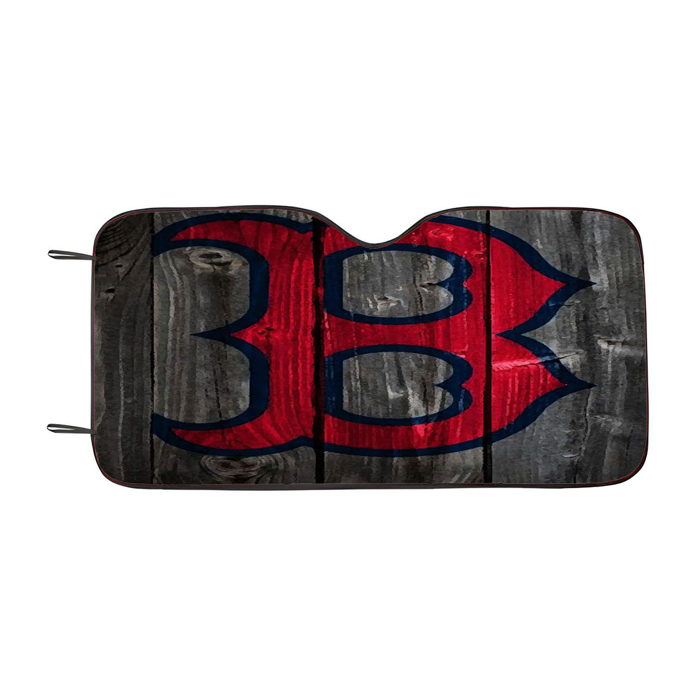 Boston Red Sox Wooden Car Auto Sun Shade Windshield Cover